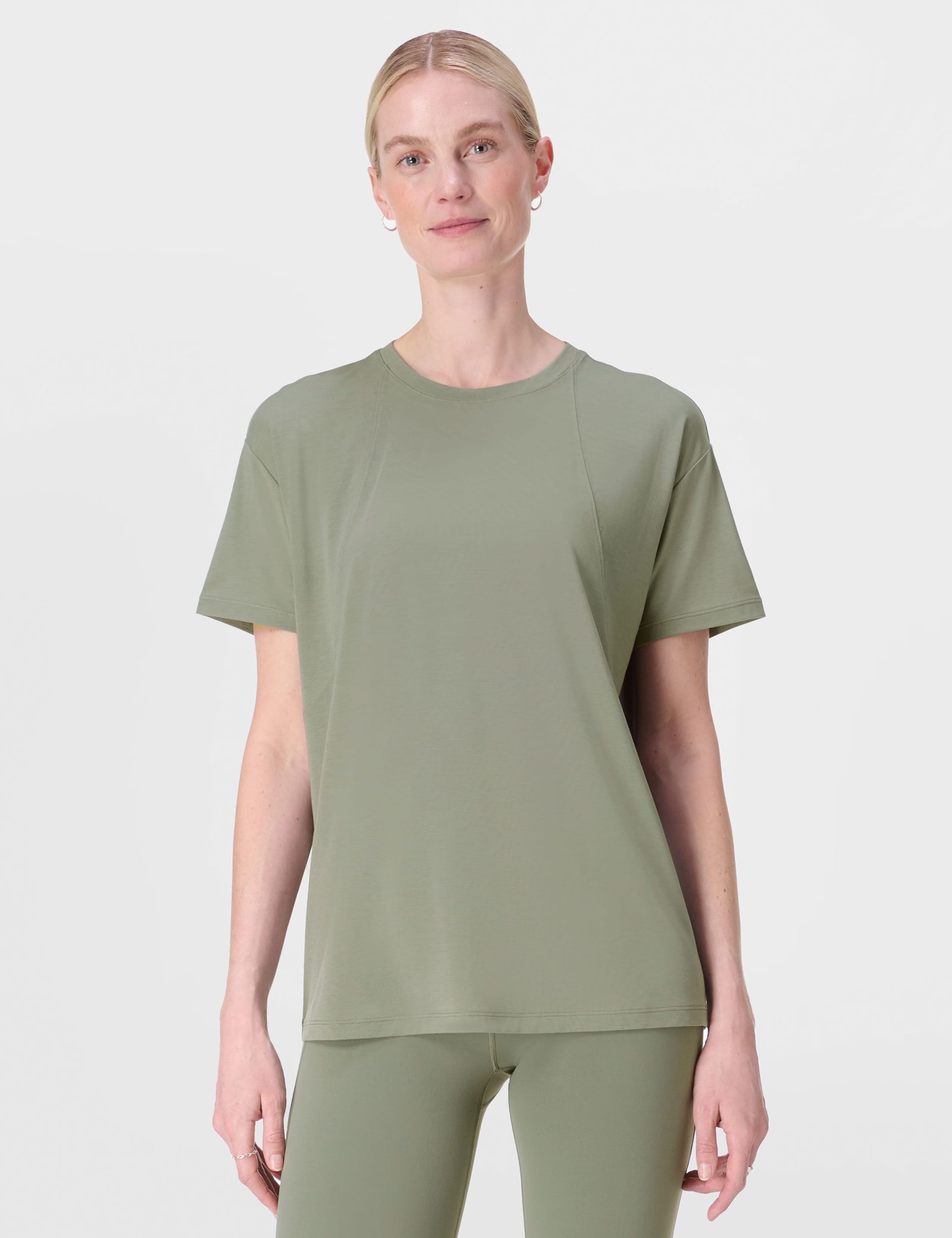 Soft Flow Studio Open Back Yoga T-Shirt