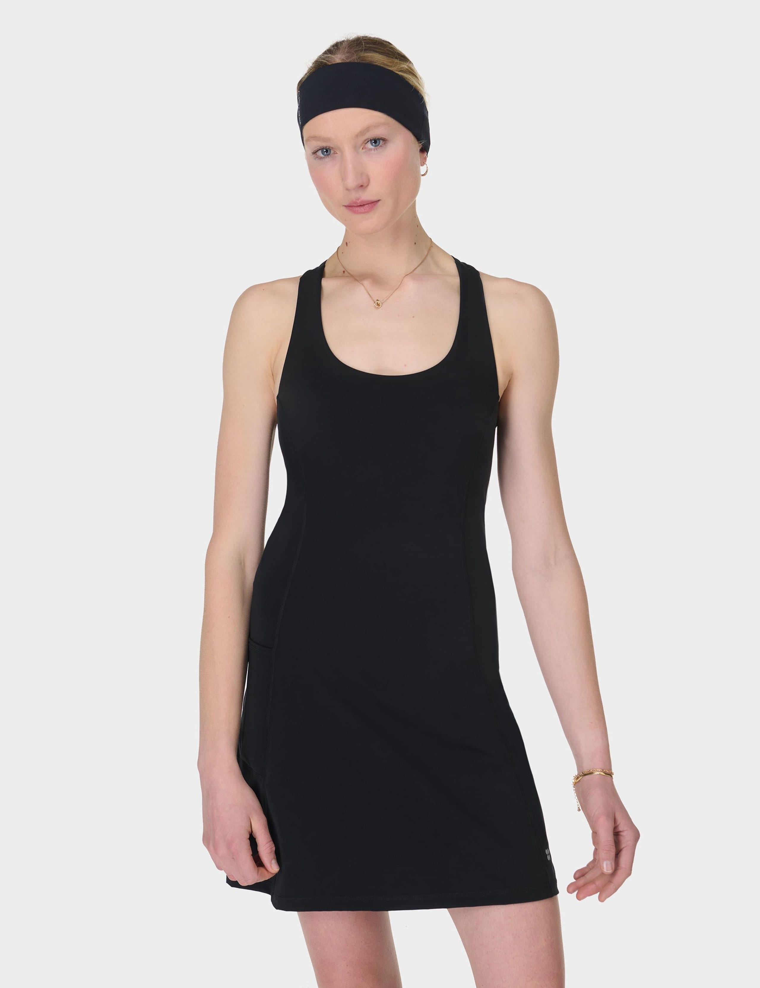 Power Racerback Layered Mini Sports Dress