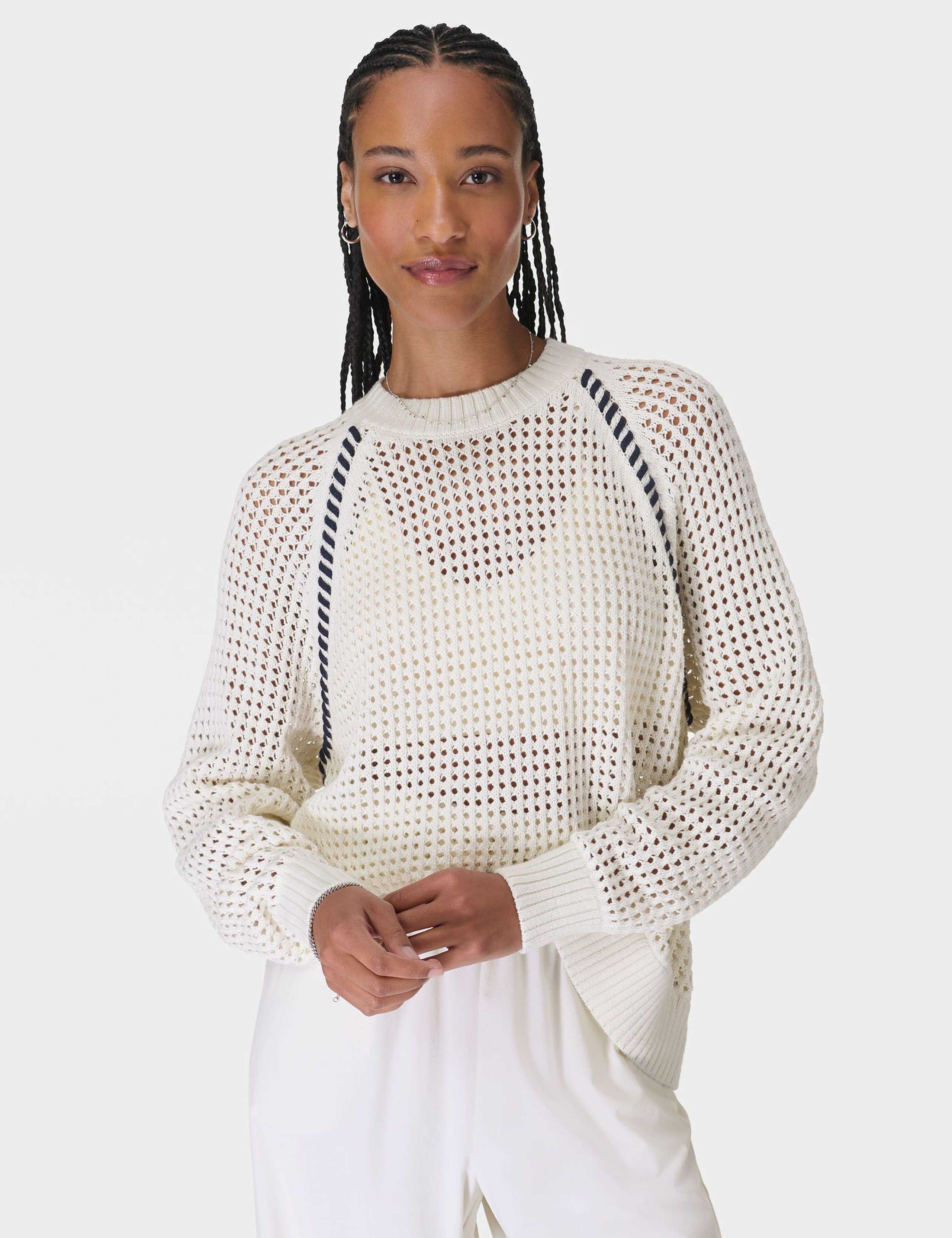 Tides High Pure Cotton Textured Jumper