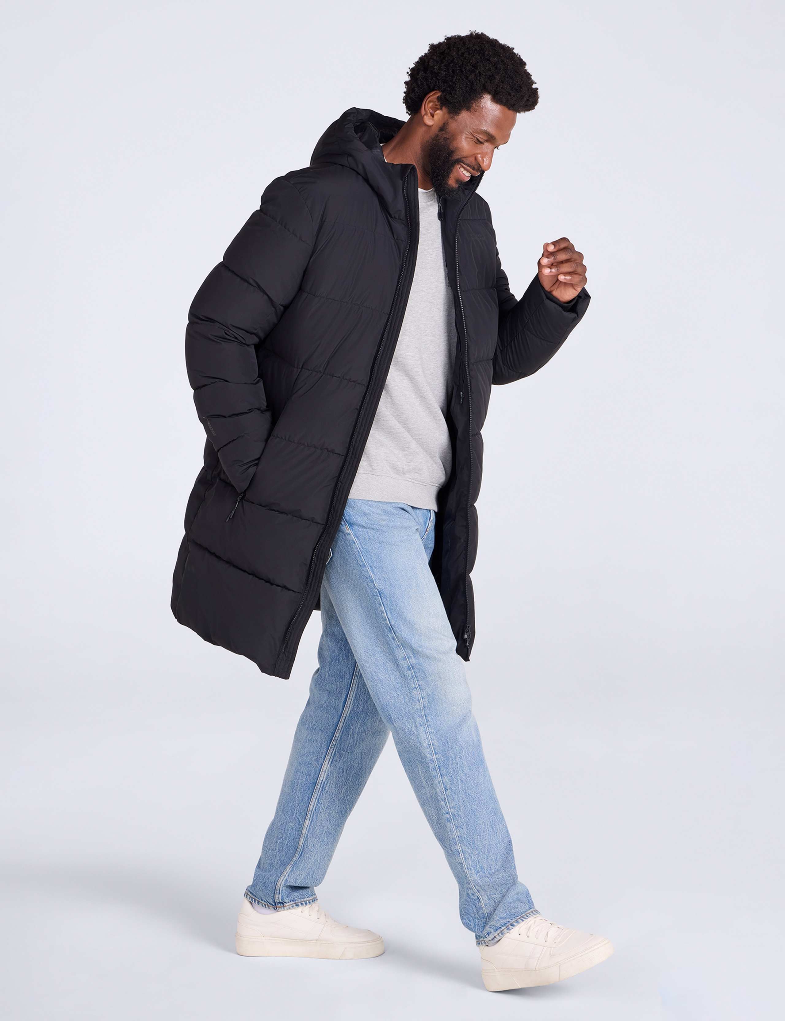 Water Resistant Padded Hooded Jacket