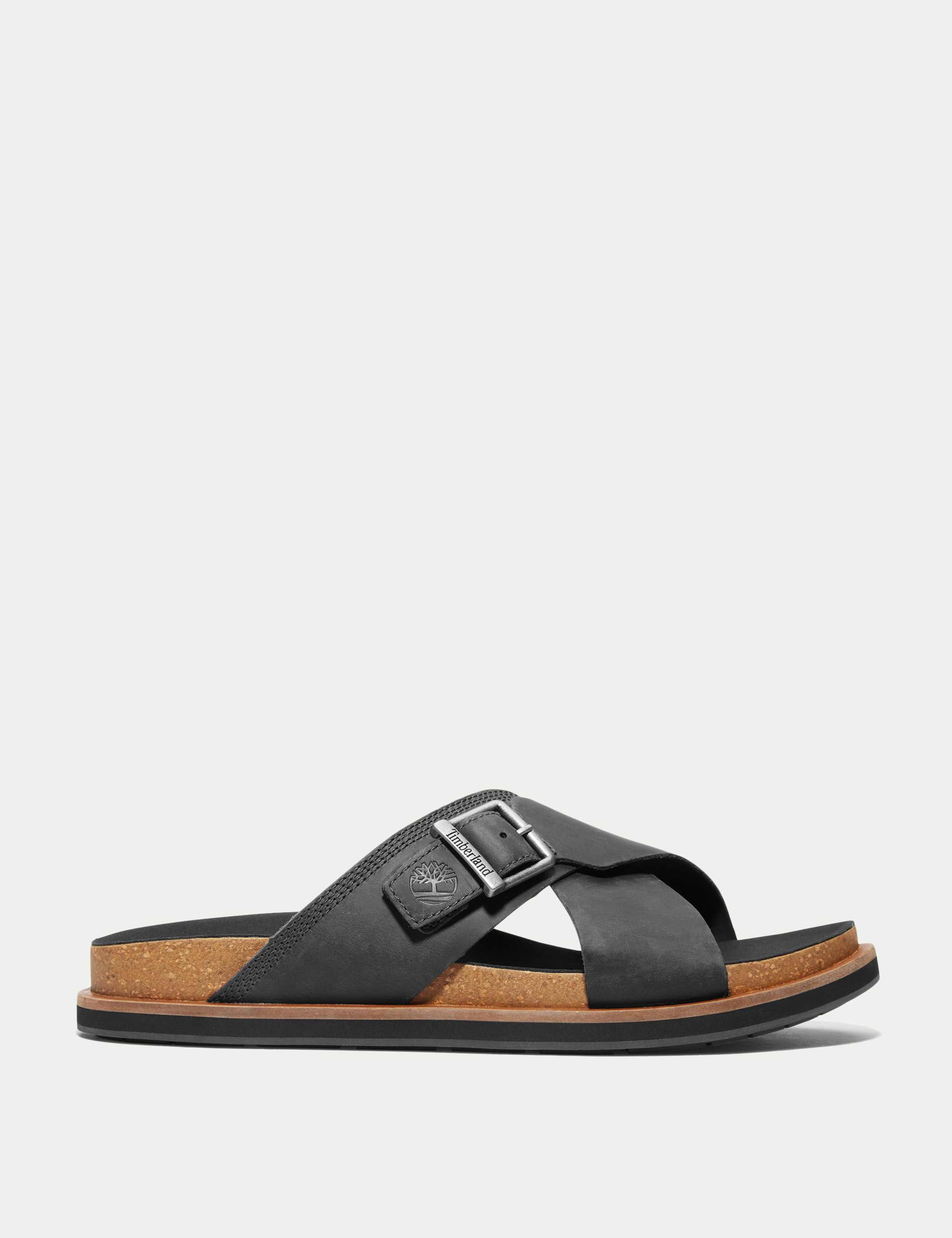 Amelfi Vibes Leather Slip-On Sandals