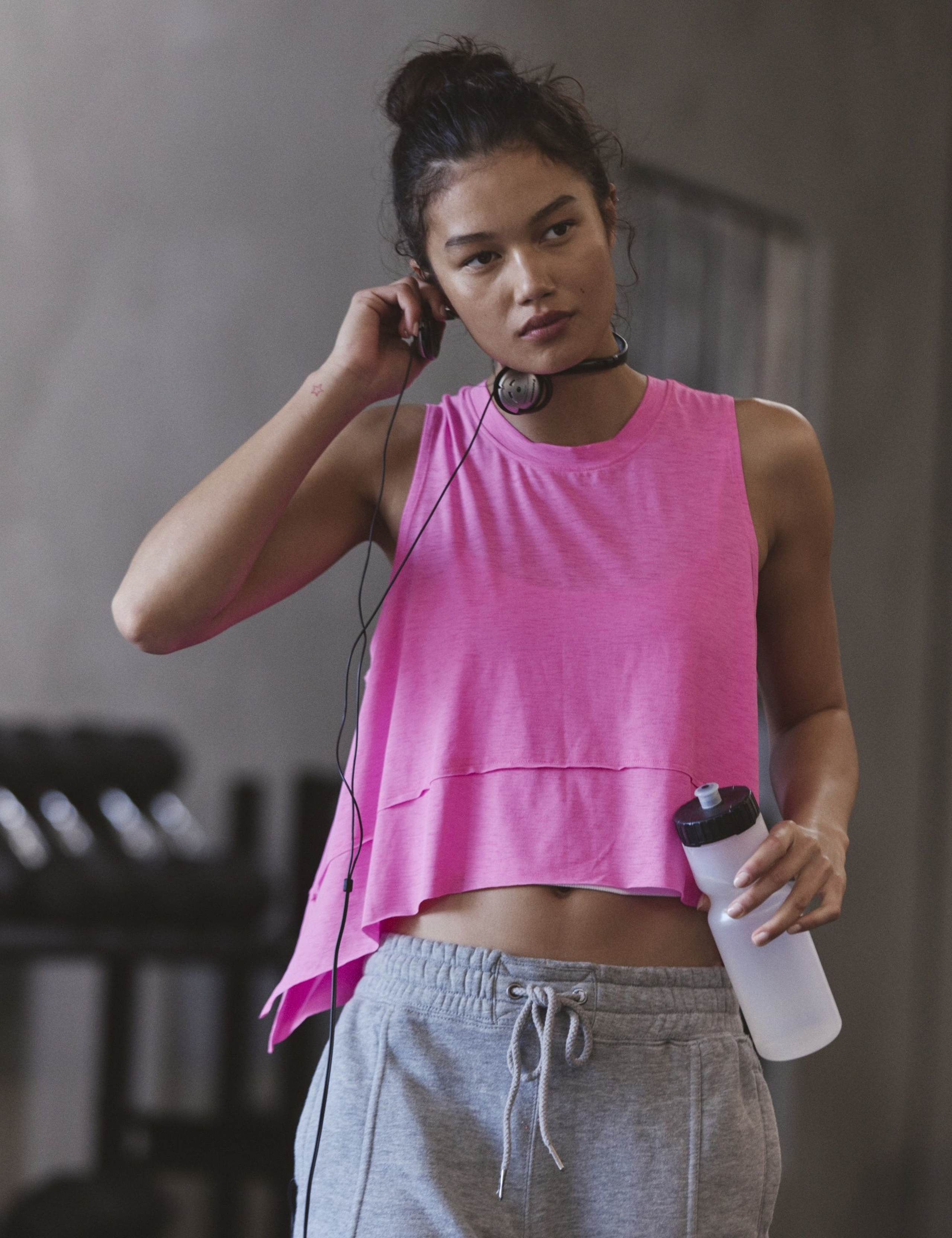 Tempo Crew Neck Relaxed Vest Top