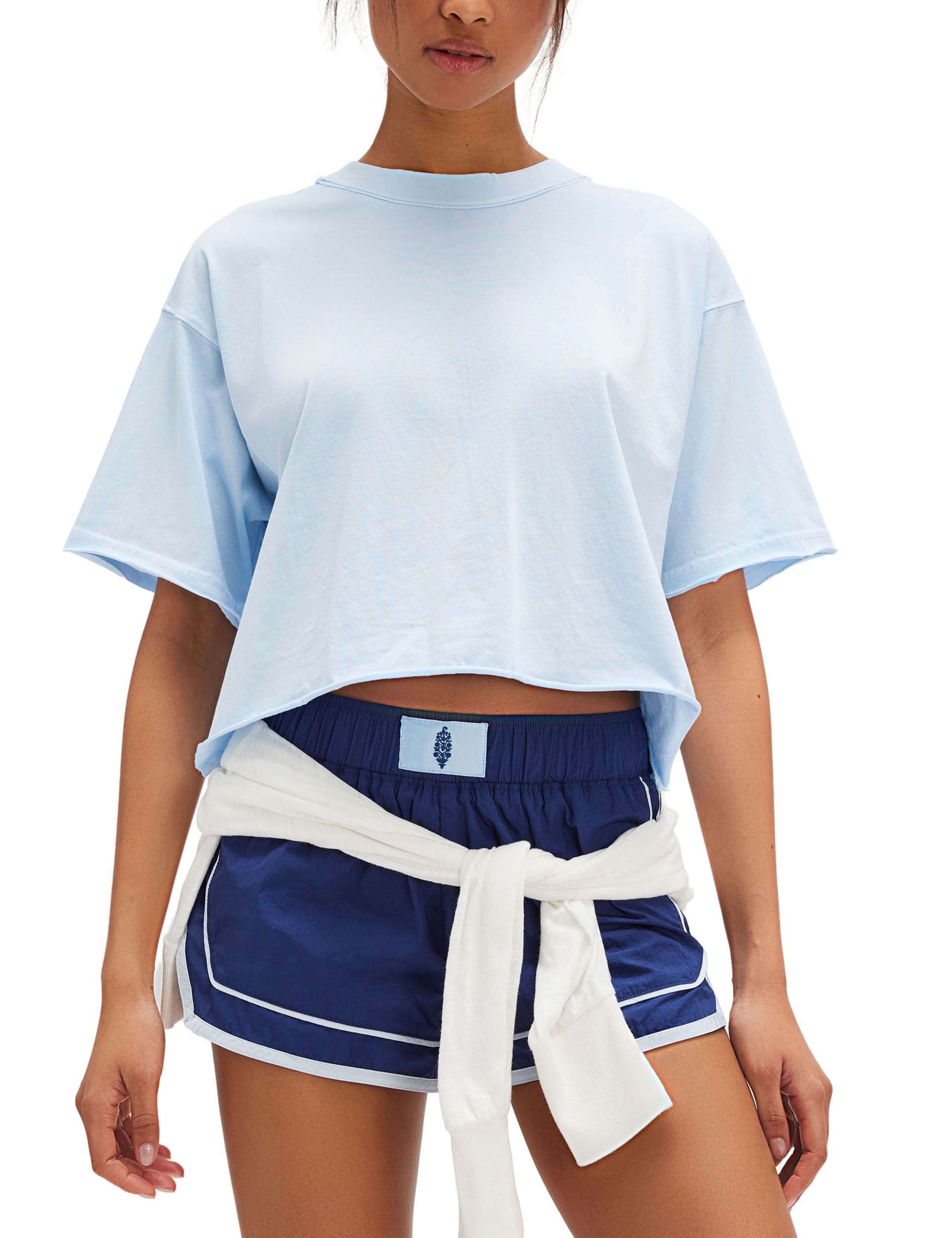 Inspire Pure Cotton Cropped T-Shirt