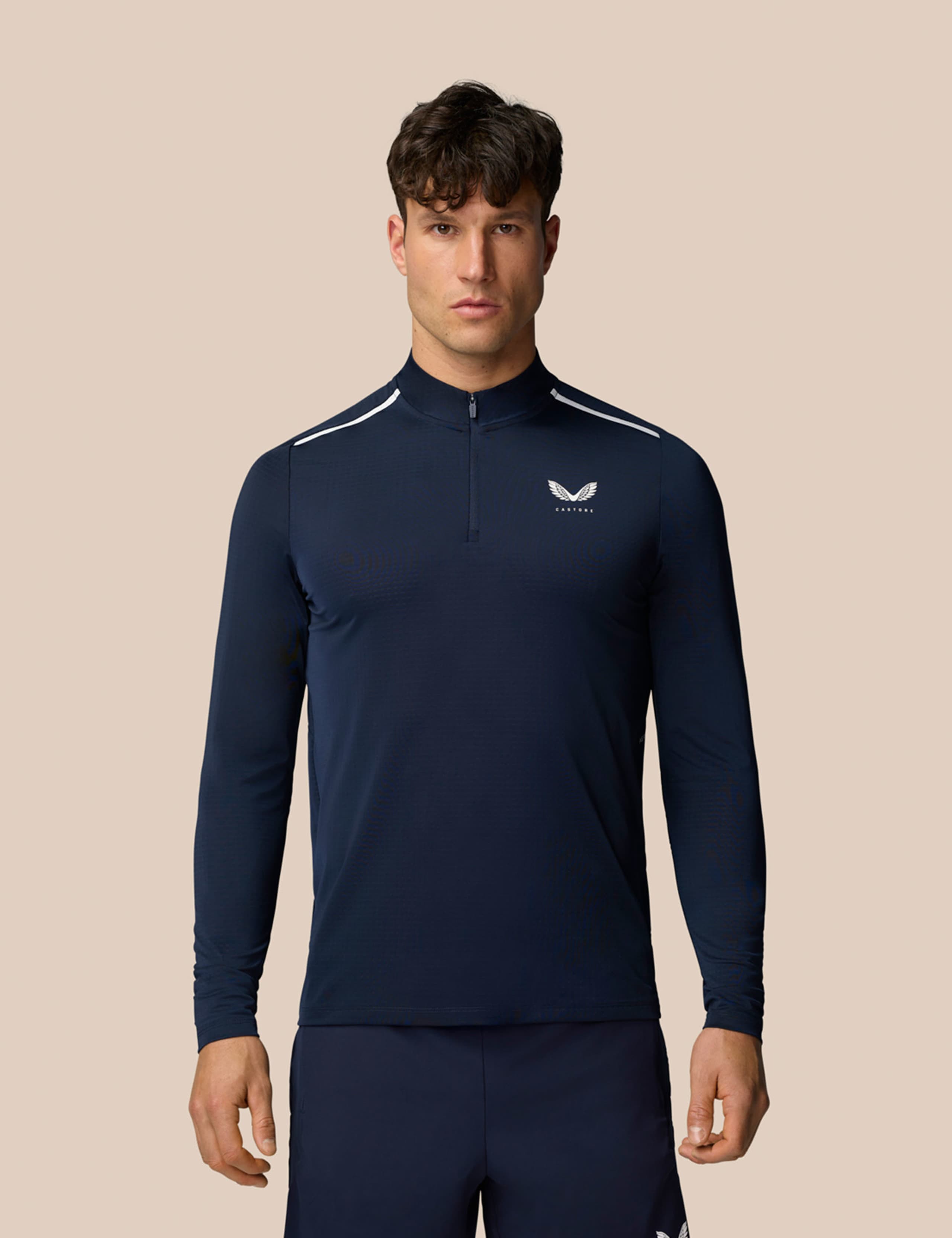 Funnel Neck Half Zip Training Top