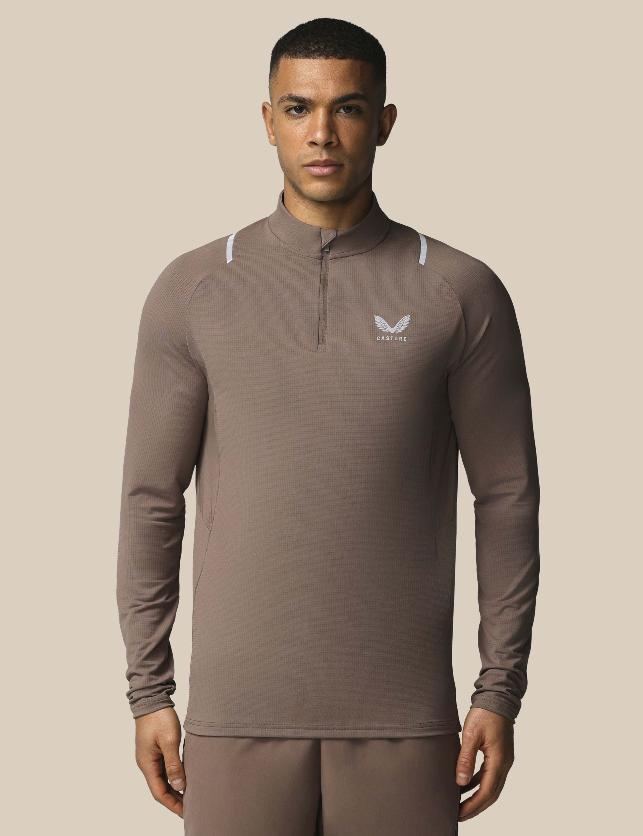 Funnel Neck Half Zip Training Top