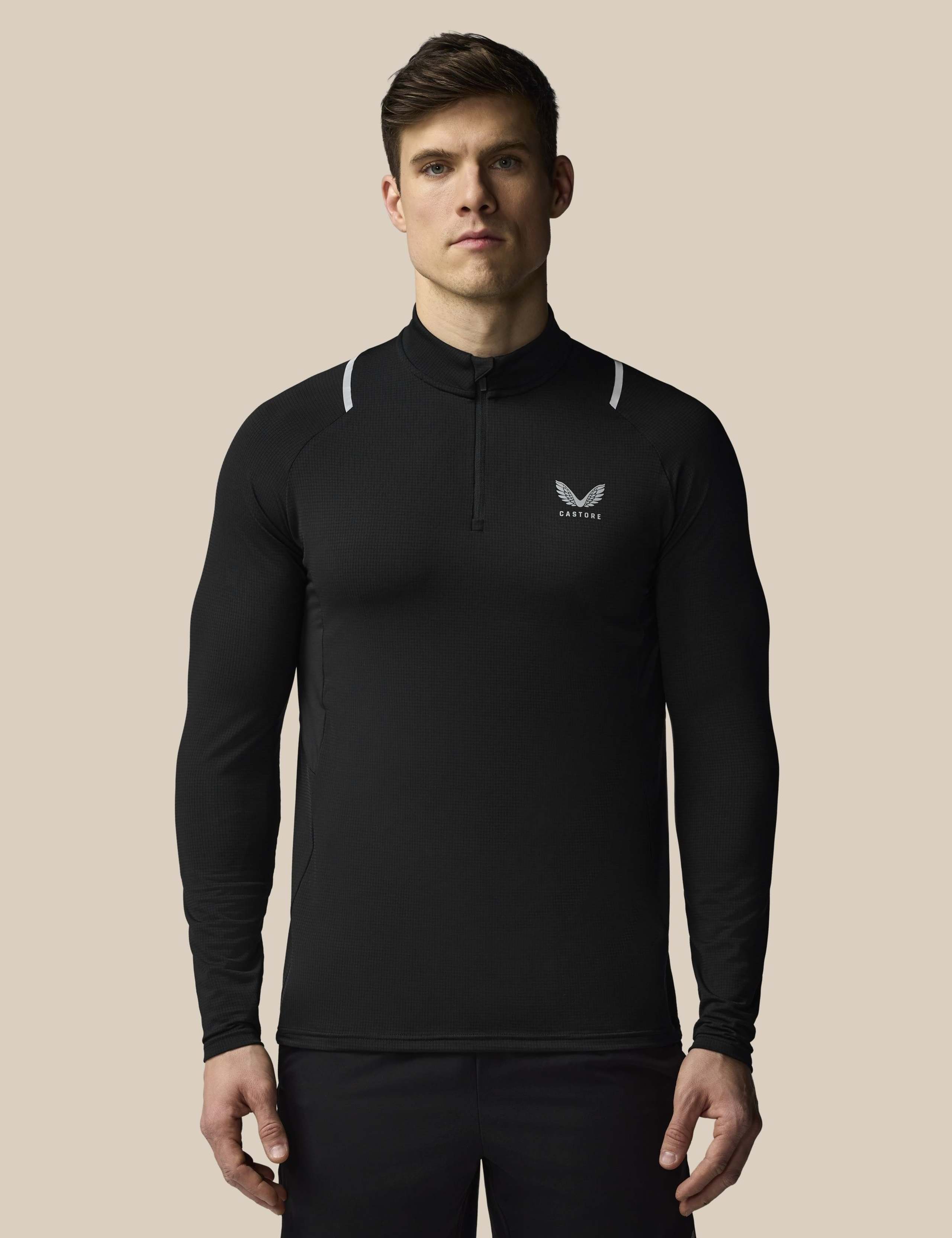 Funnel Neck Half Zip Training Top
