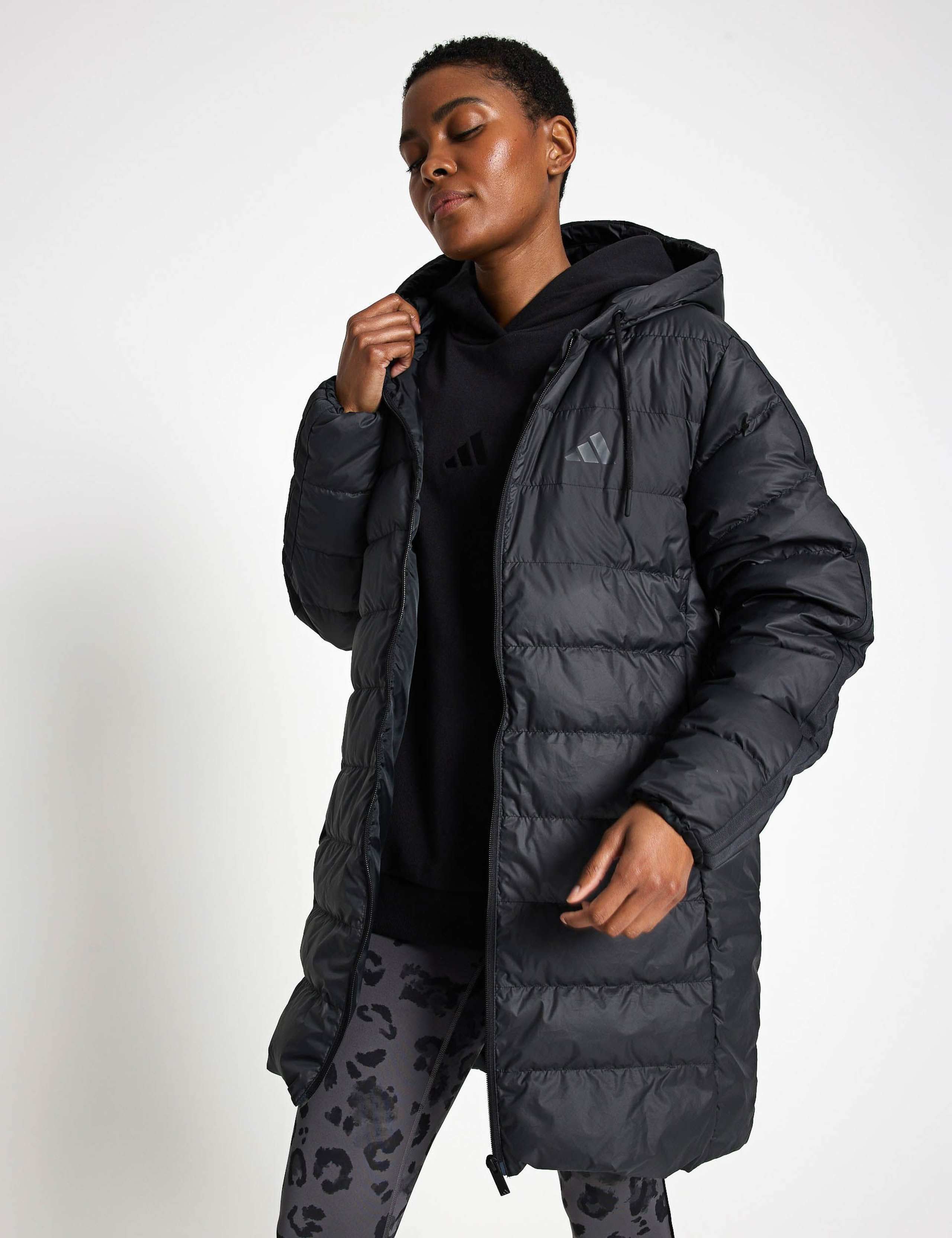 3-Stripes Light Down Padded Puffer Jacket