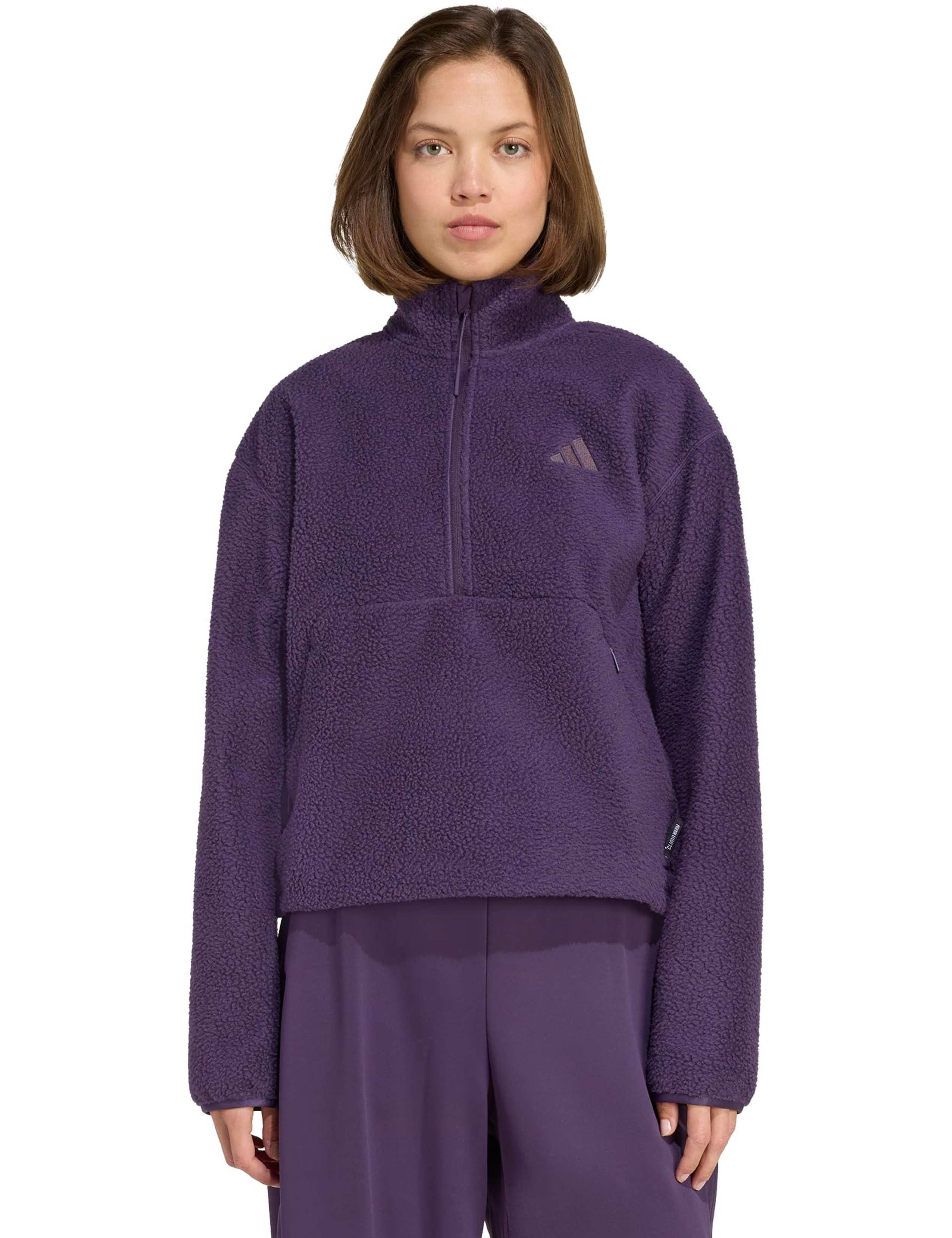 High Pile Half Zip Funnel Neck Fleece