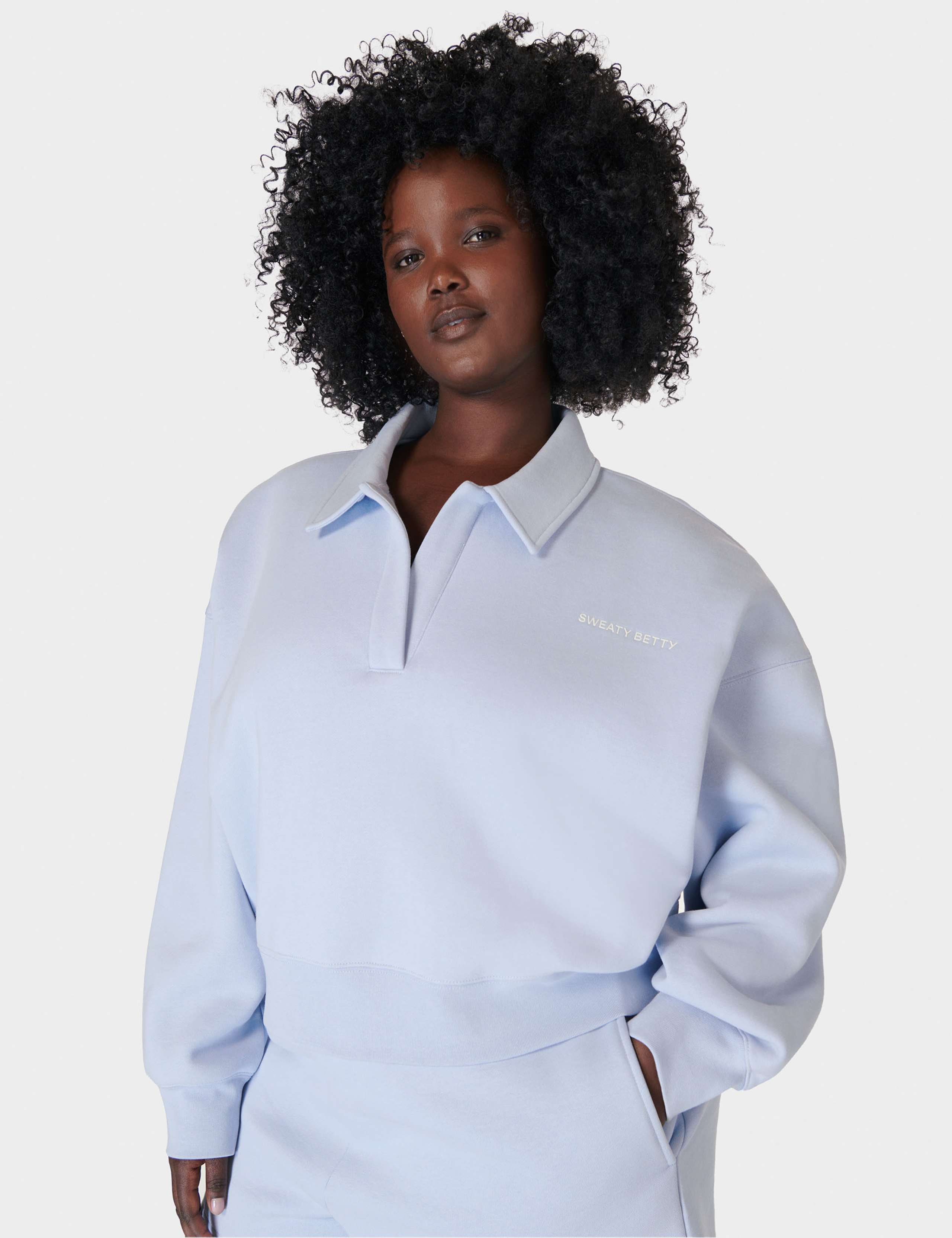Powerhouse Cotton Rich Collared Sweatshirt