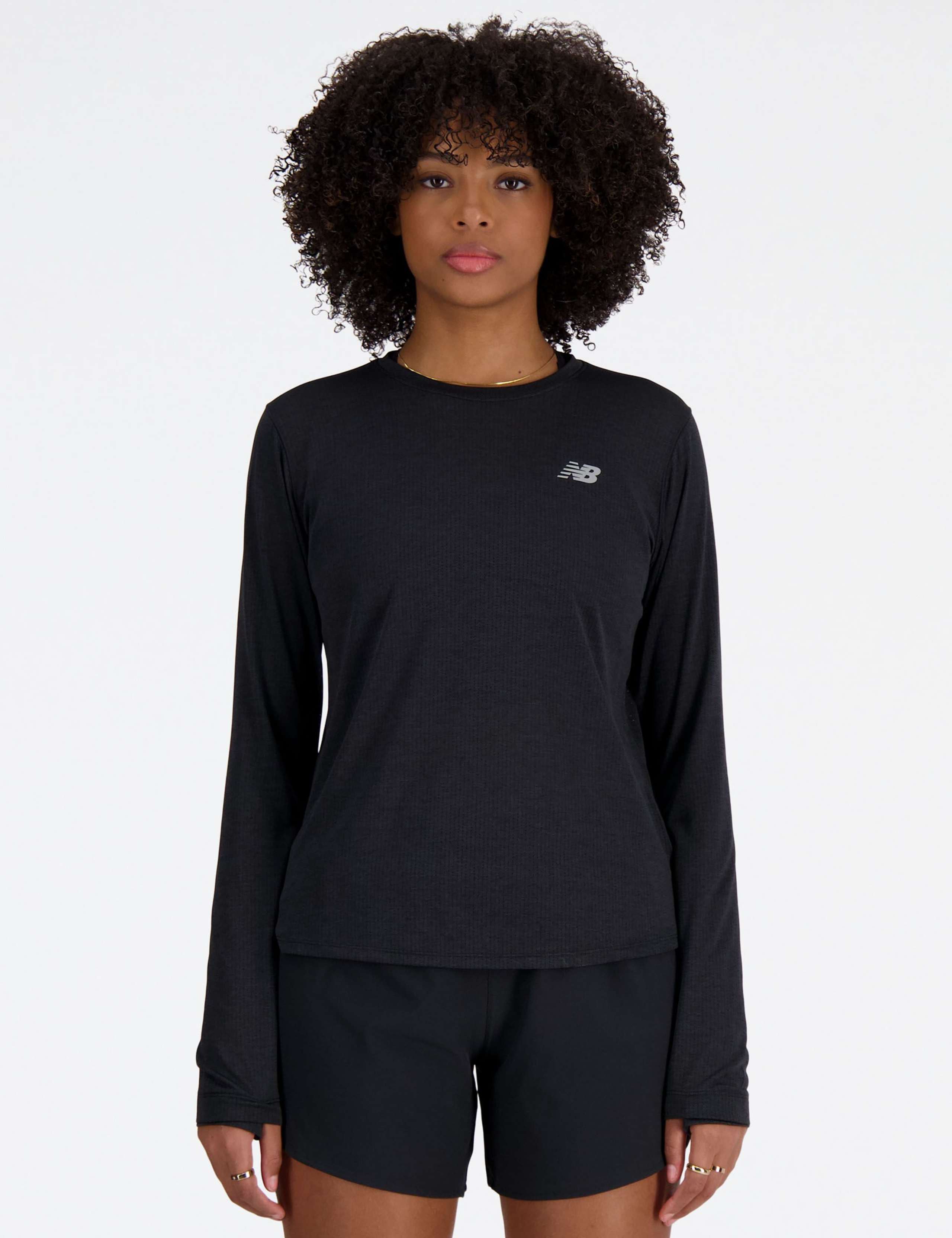 Athletics Rib Crew Neck Sports Top