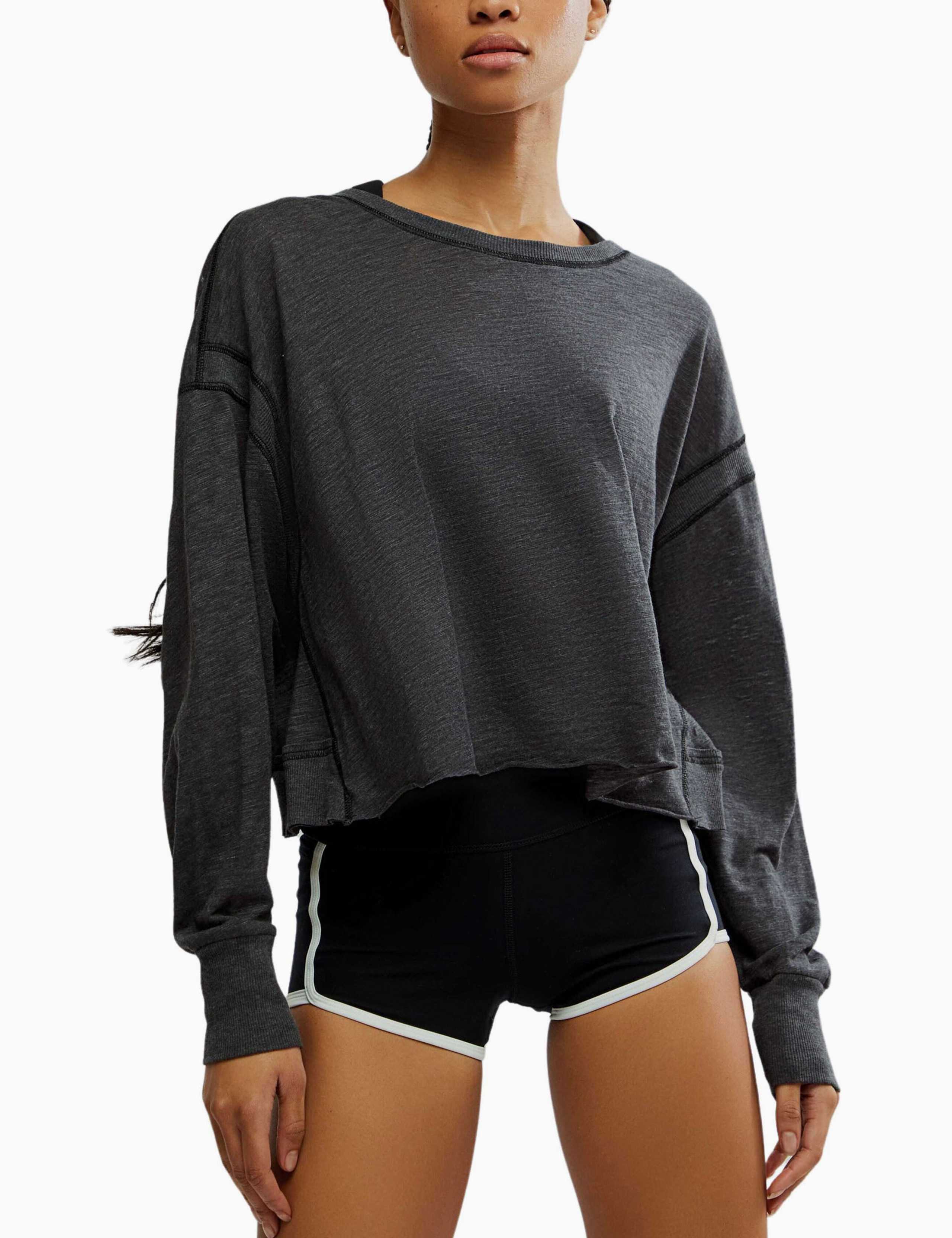 My Time Layer Cotton Rich Relaxed Top