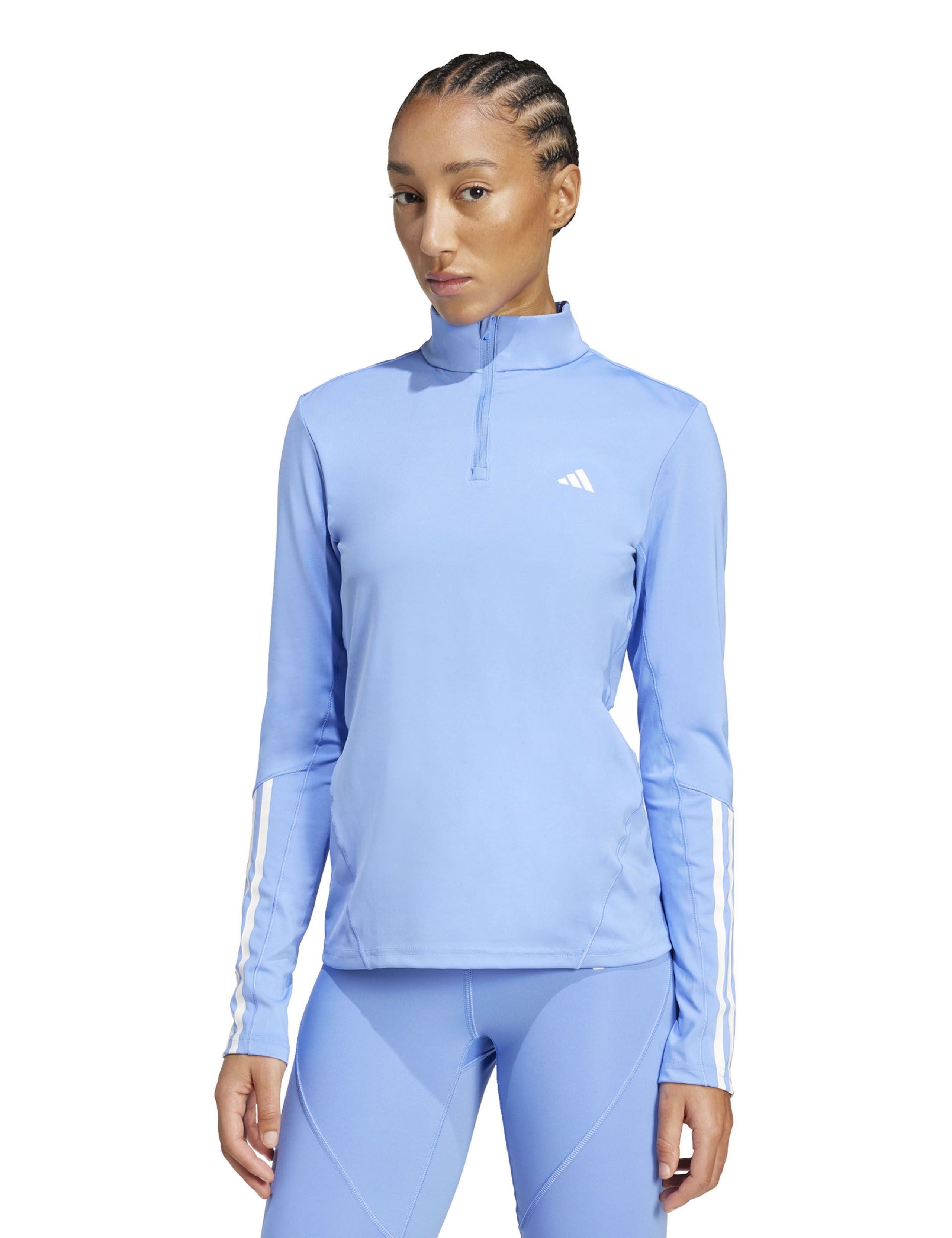 Hyperglam Funnel Neck Half Zip Top