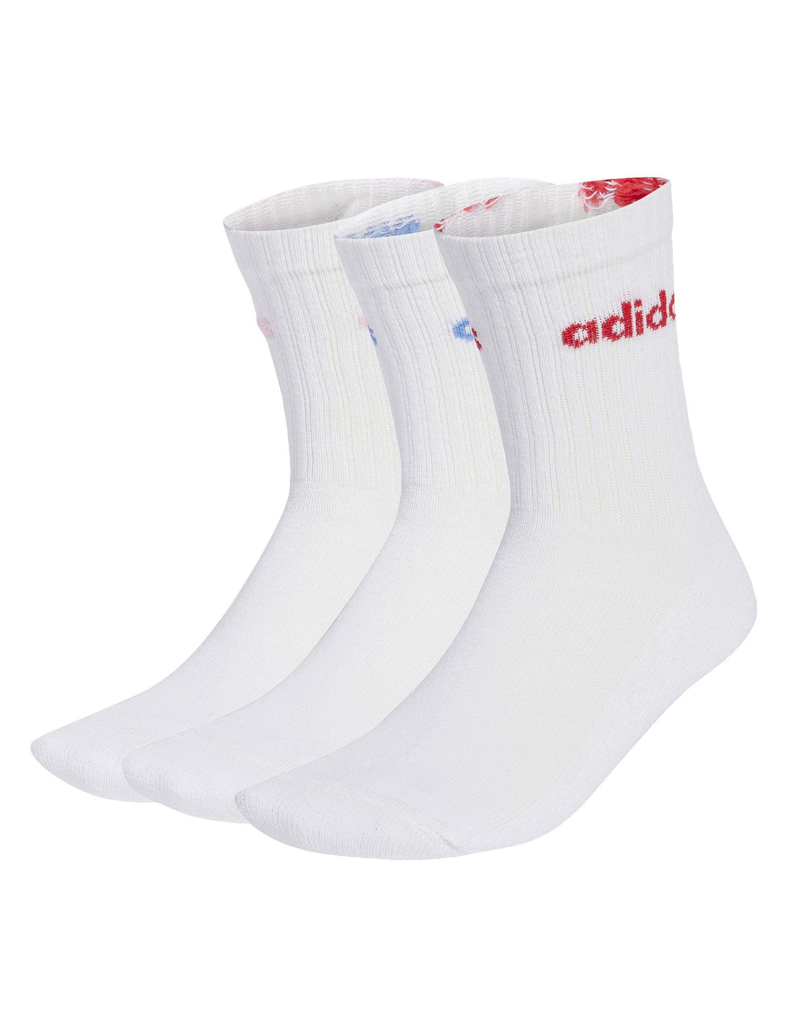3pk Cotton Rich Cushioned Ankle High Socks
