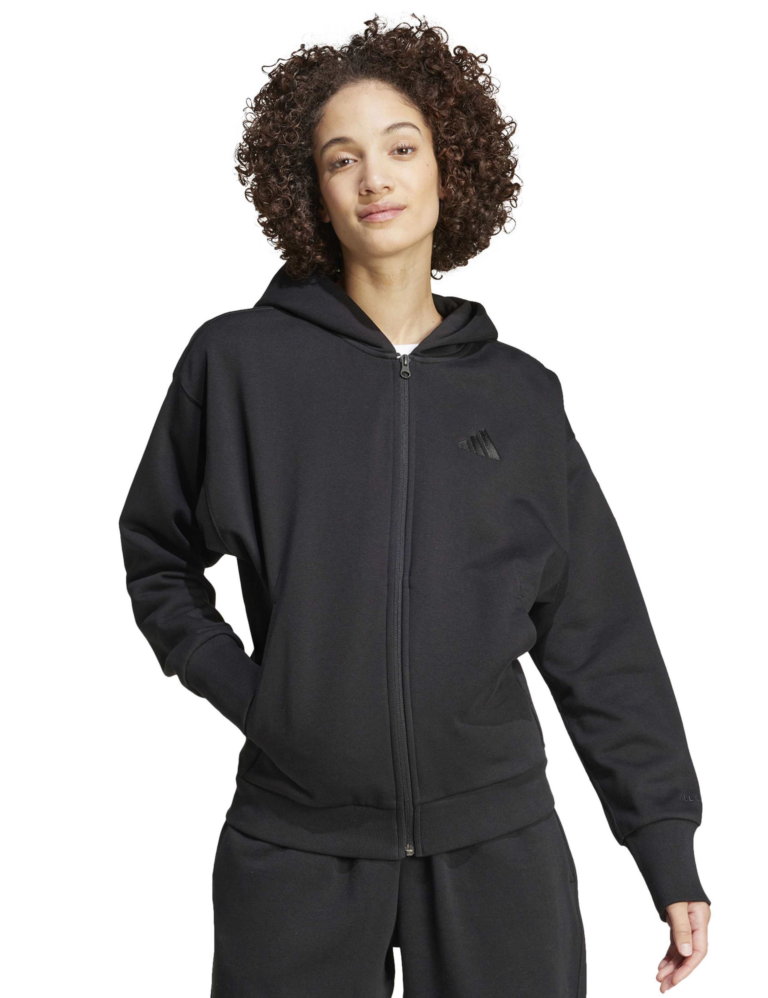 All SZN Cotton Rich Fleece Zip Up Hoodie