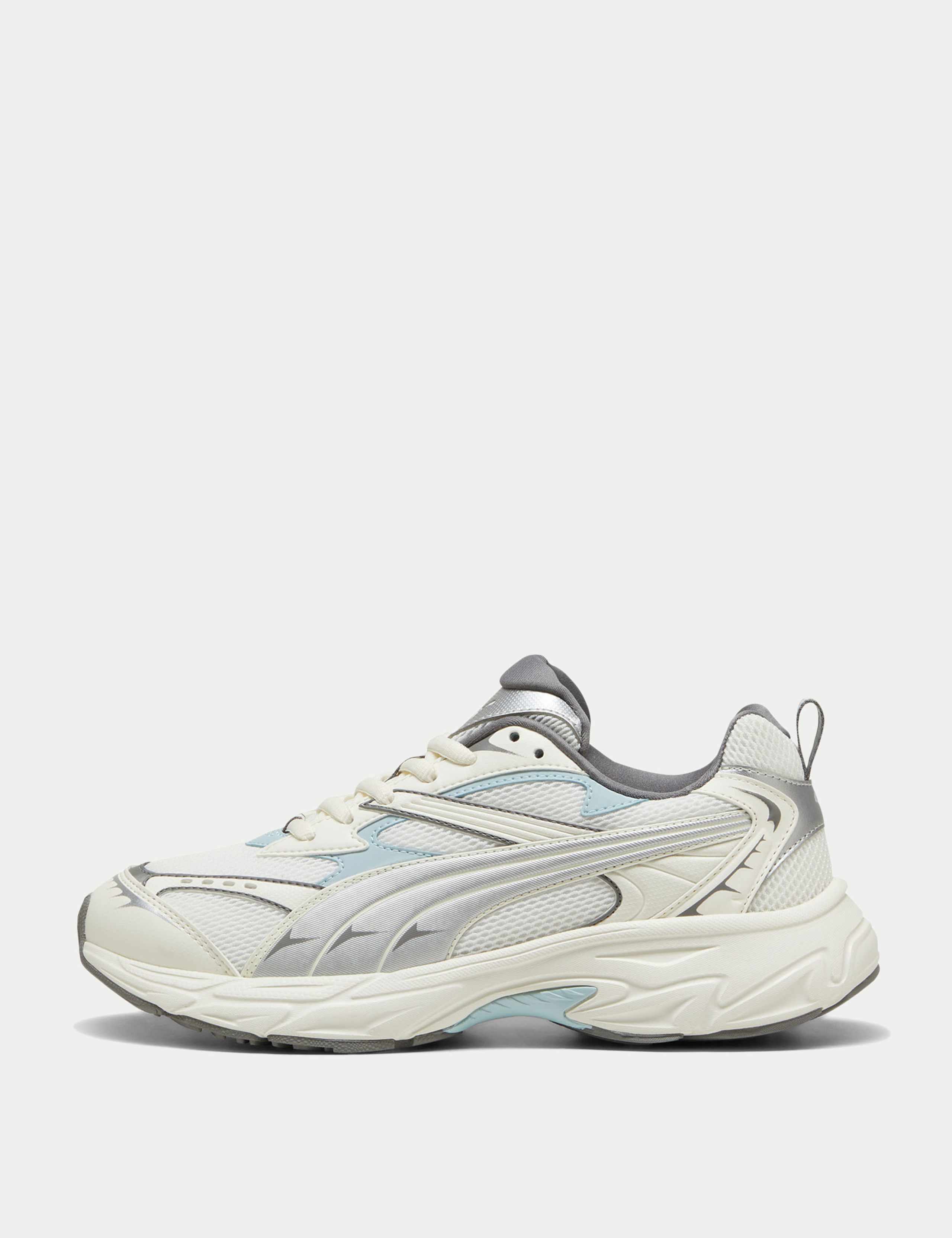 Morphic Metallic Mesh Detail Trainers