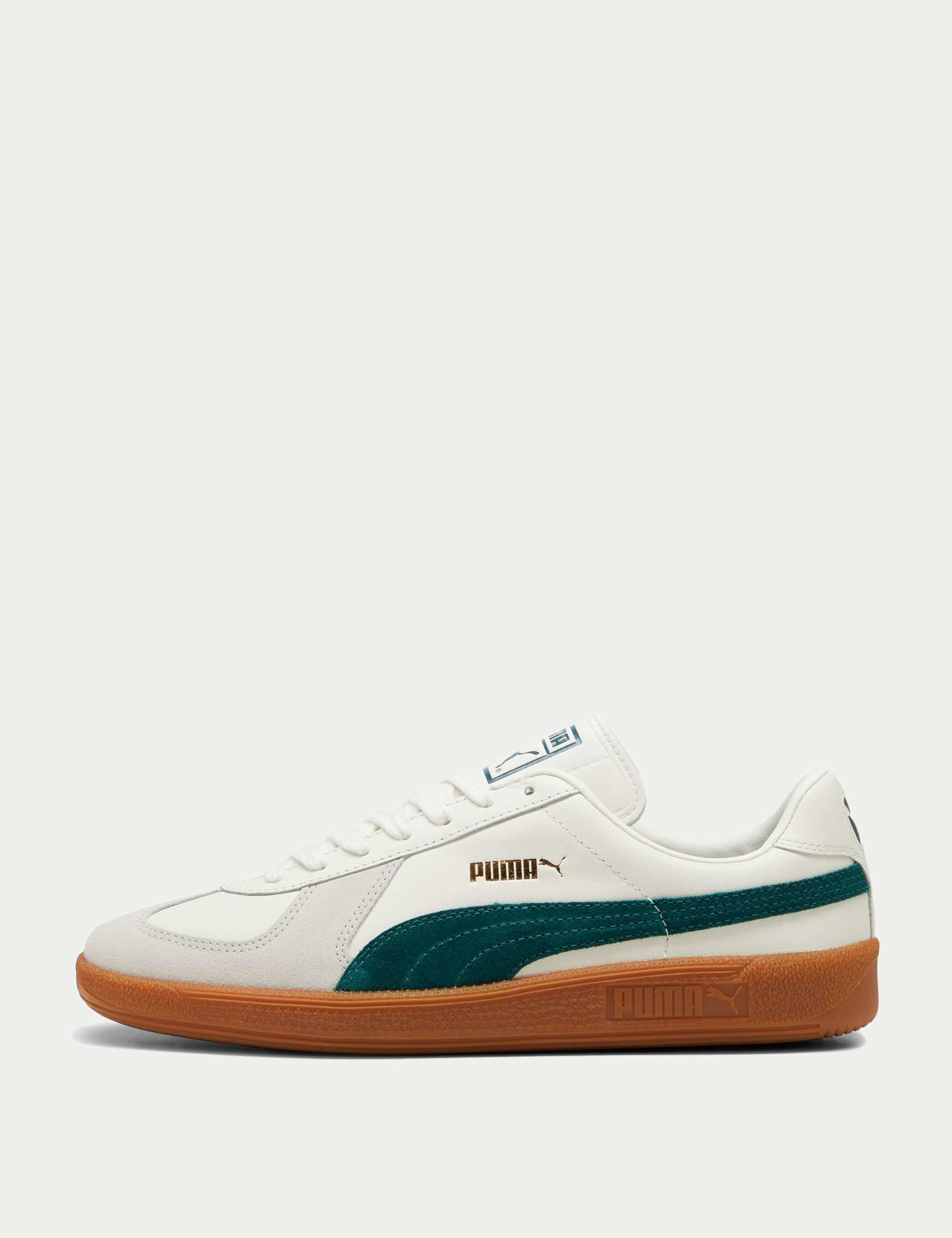 Army Leather Trainers