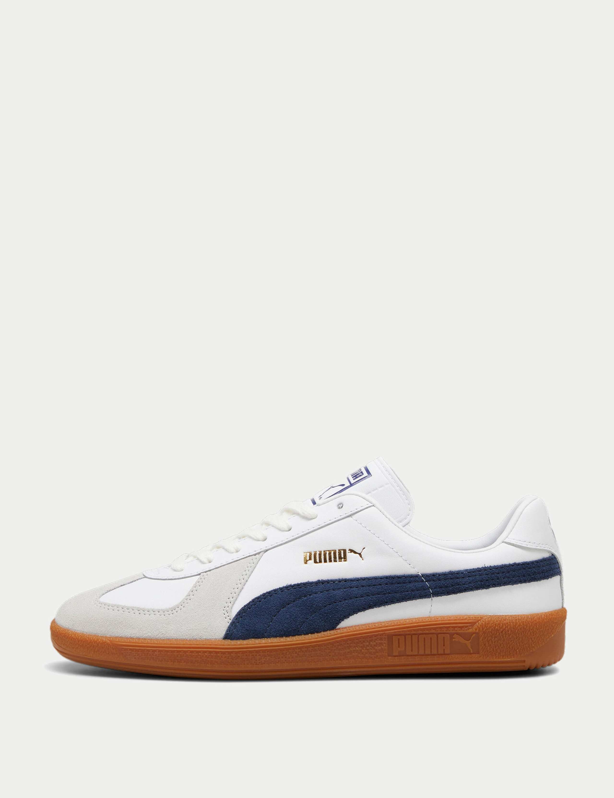 Army Leather Trainers