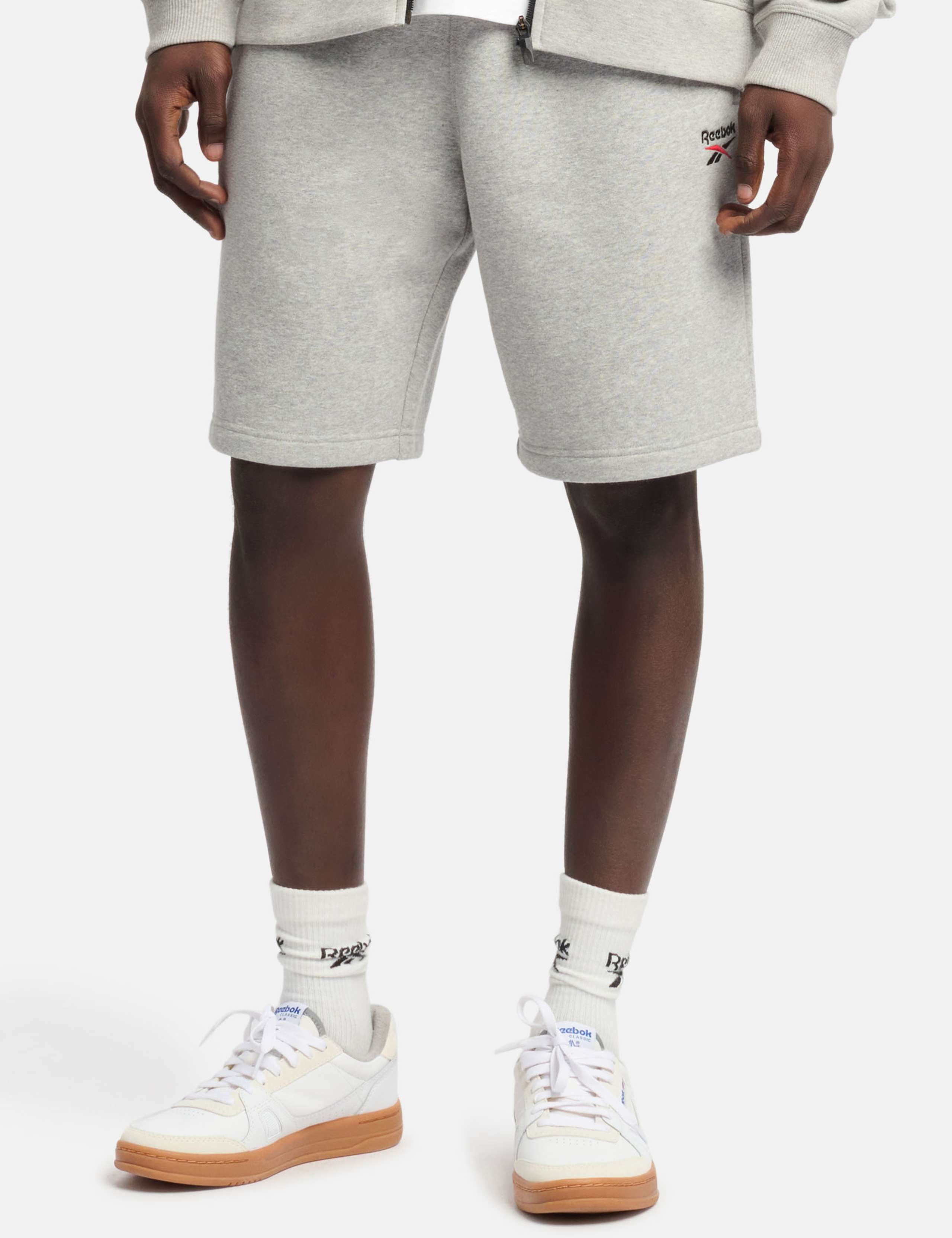 Identity Small Logo Drawstring Fleece Shorts