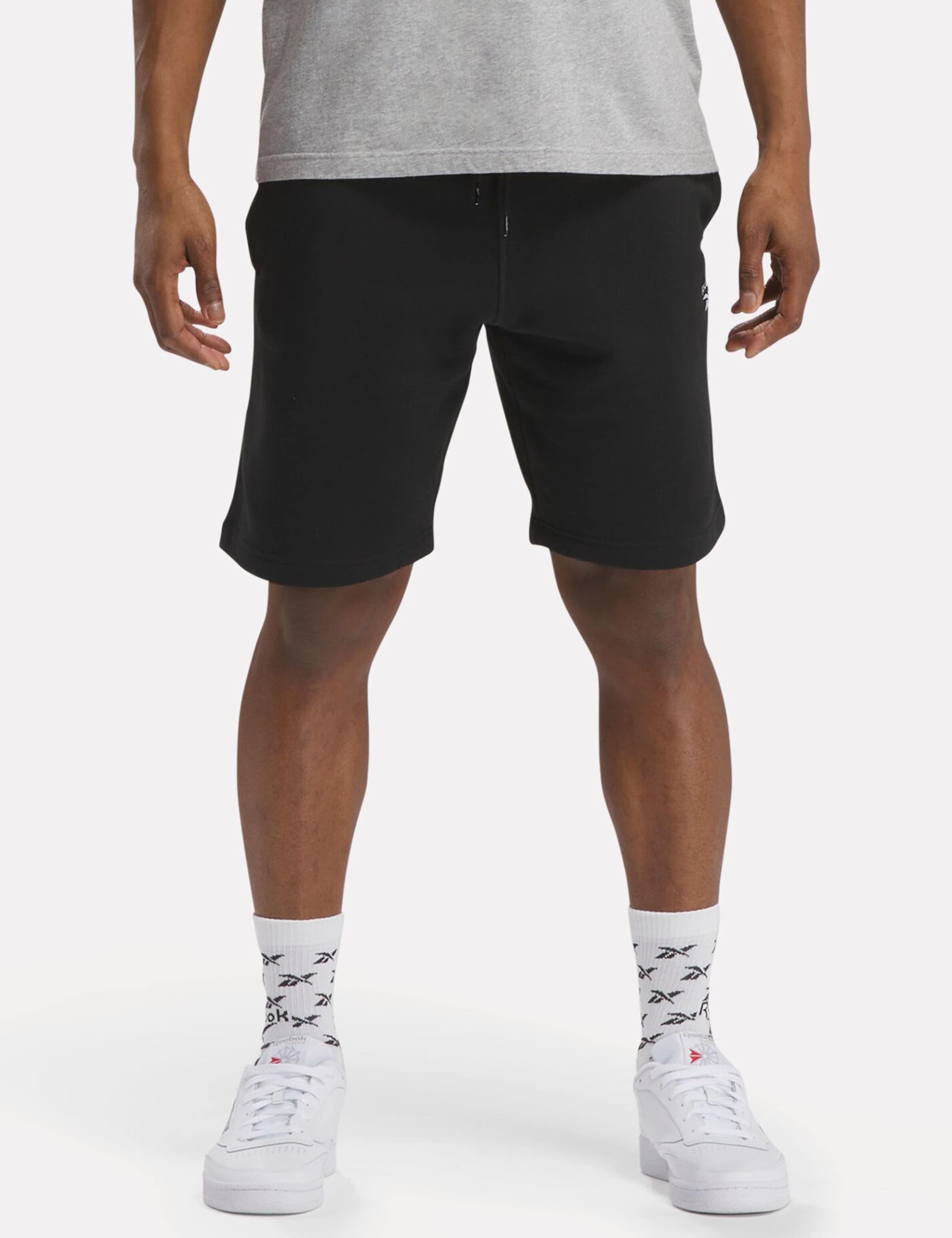 Identity Small Logo Drawstring Fleece Shorts
