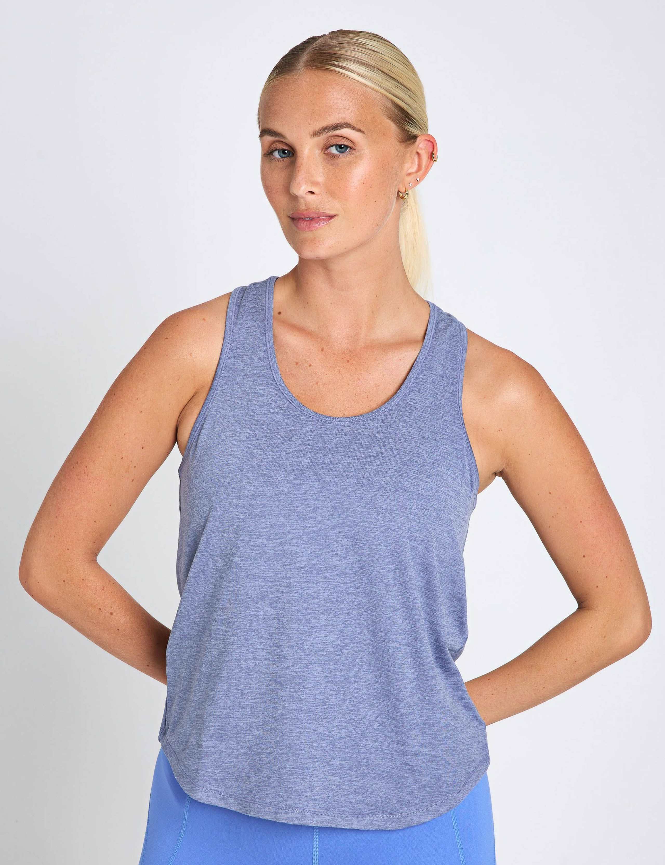 Relaxed Scoop Neck Training Vest Top