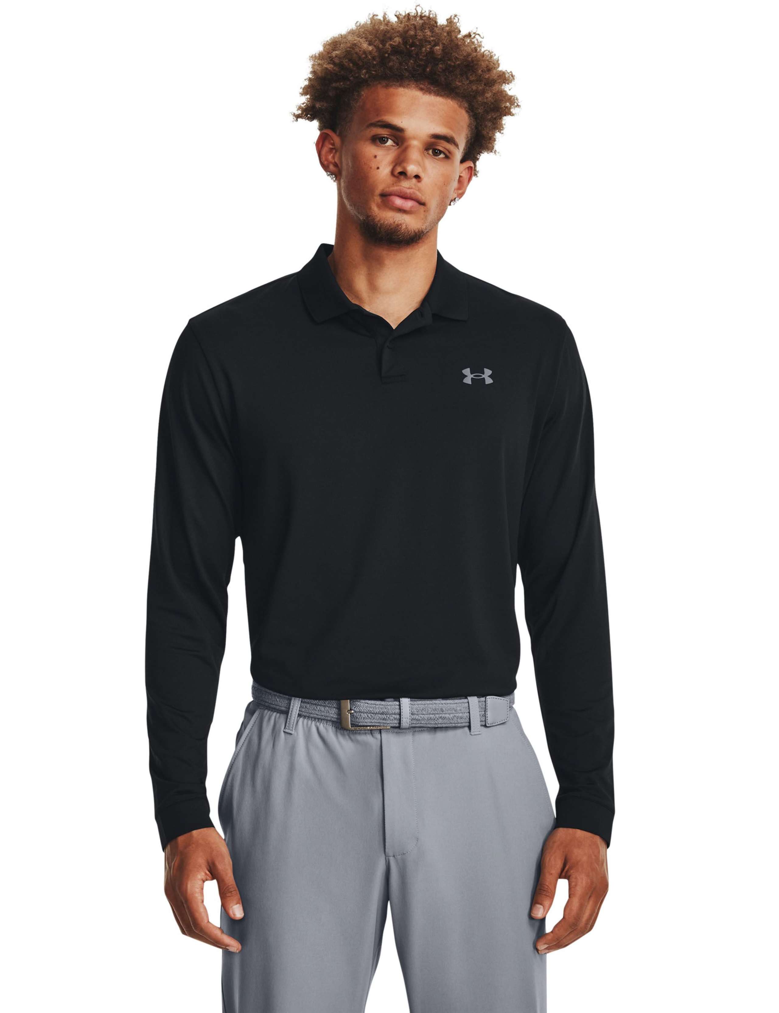 Matchplay Long Sleeve Golf Polo Shirt