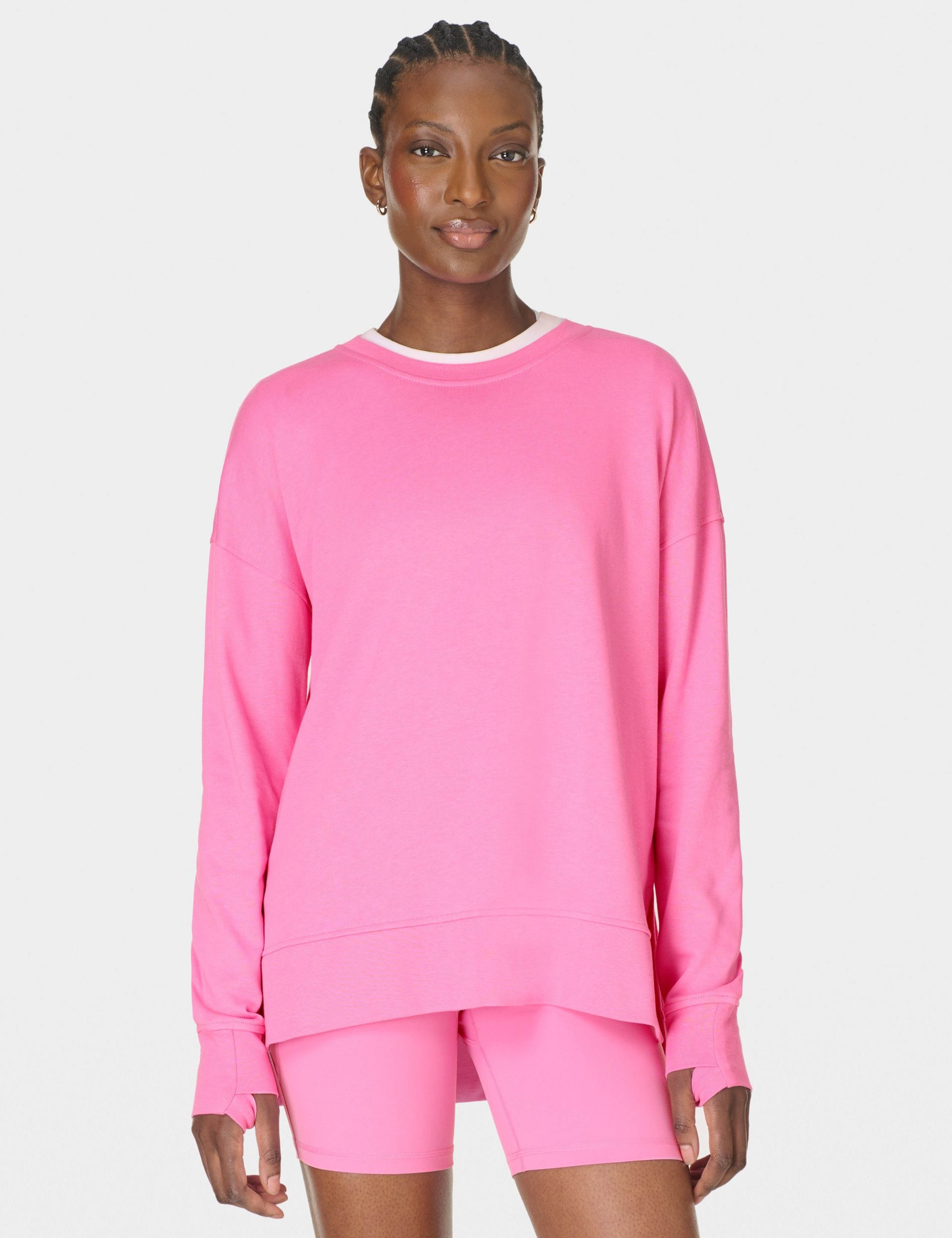 After Class Cotton Modal Longline Sweatshirt