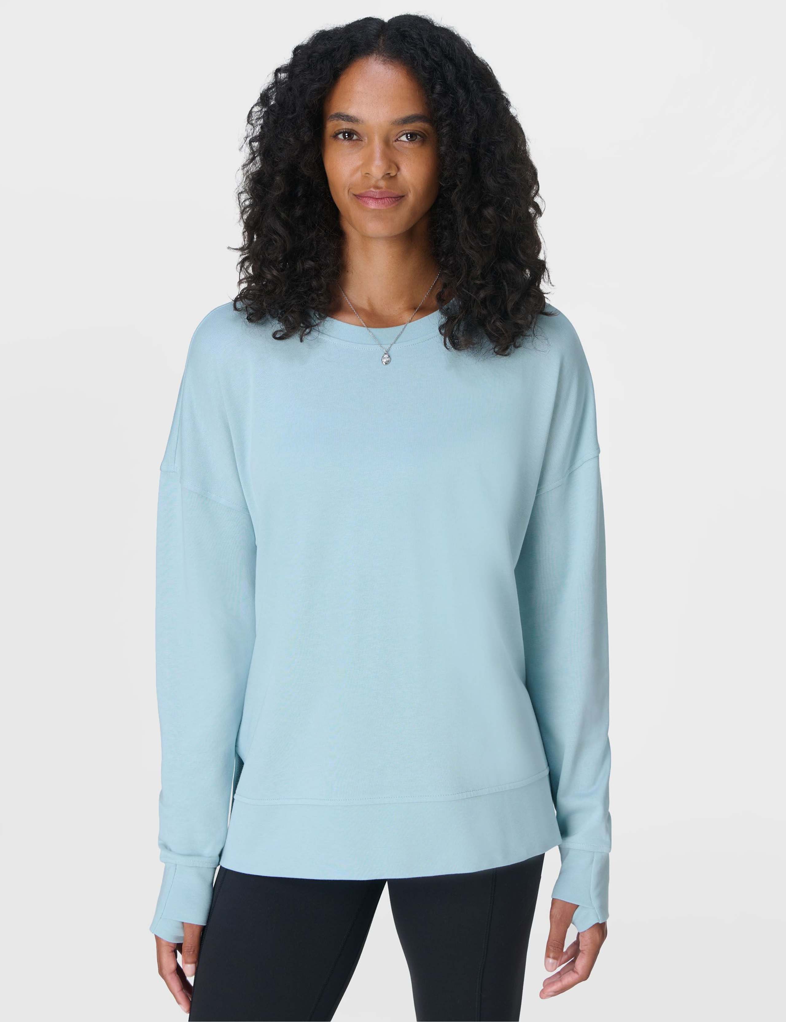 After Class Cotton Modal Longline Sweatshirt