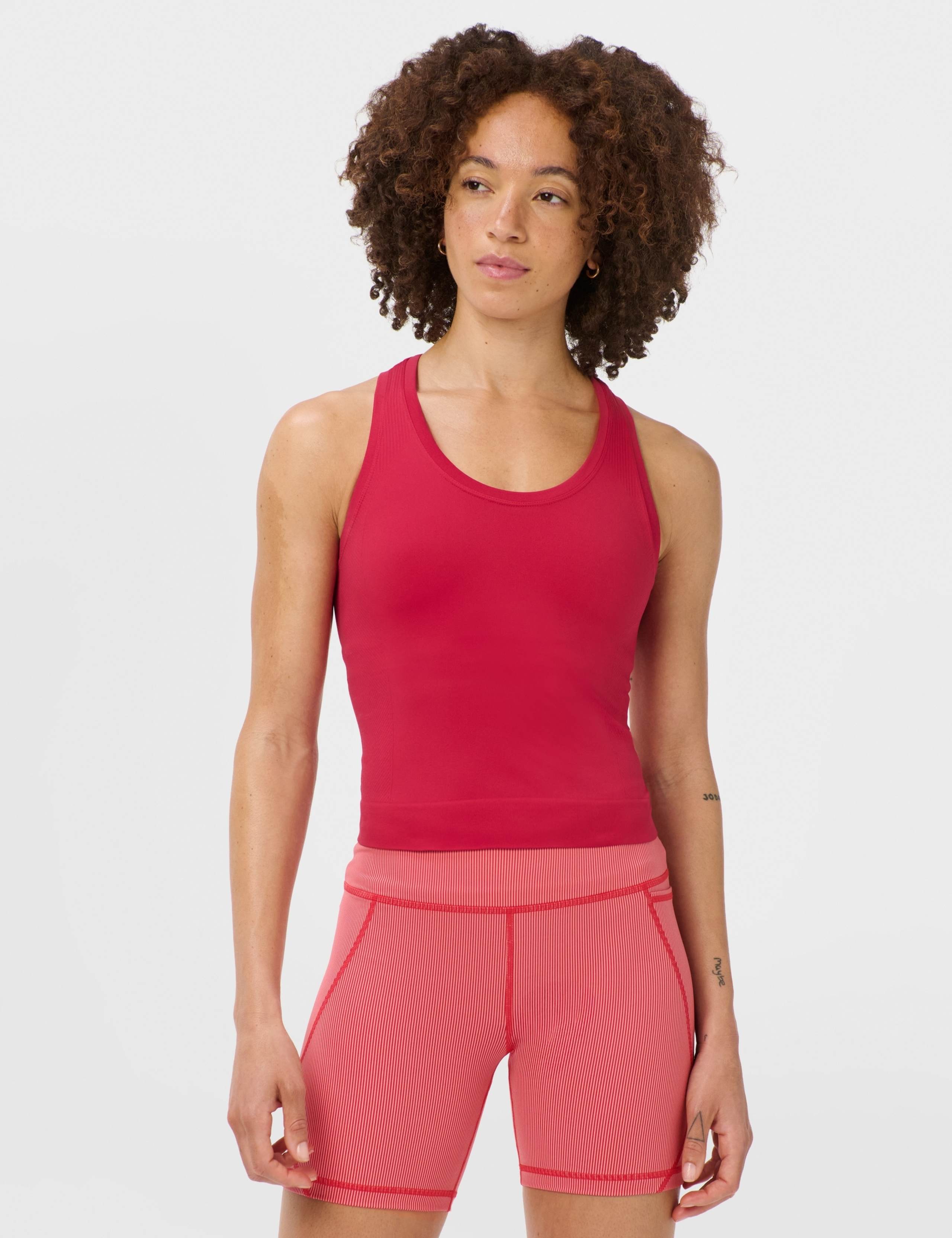 Athlete Seamless Crop Vest Top