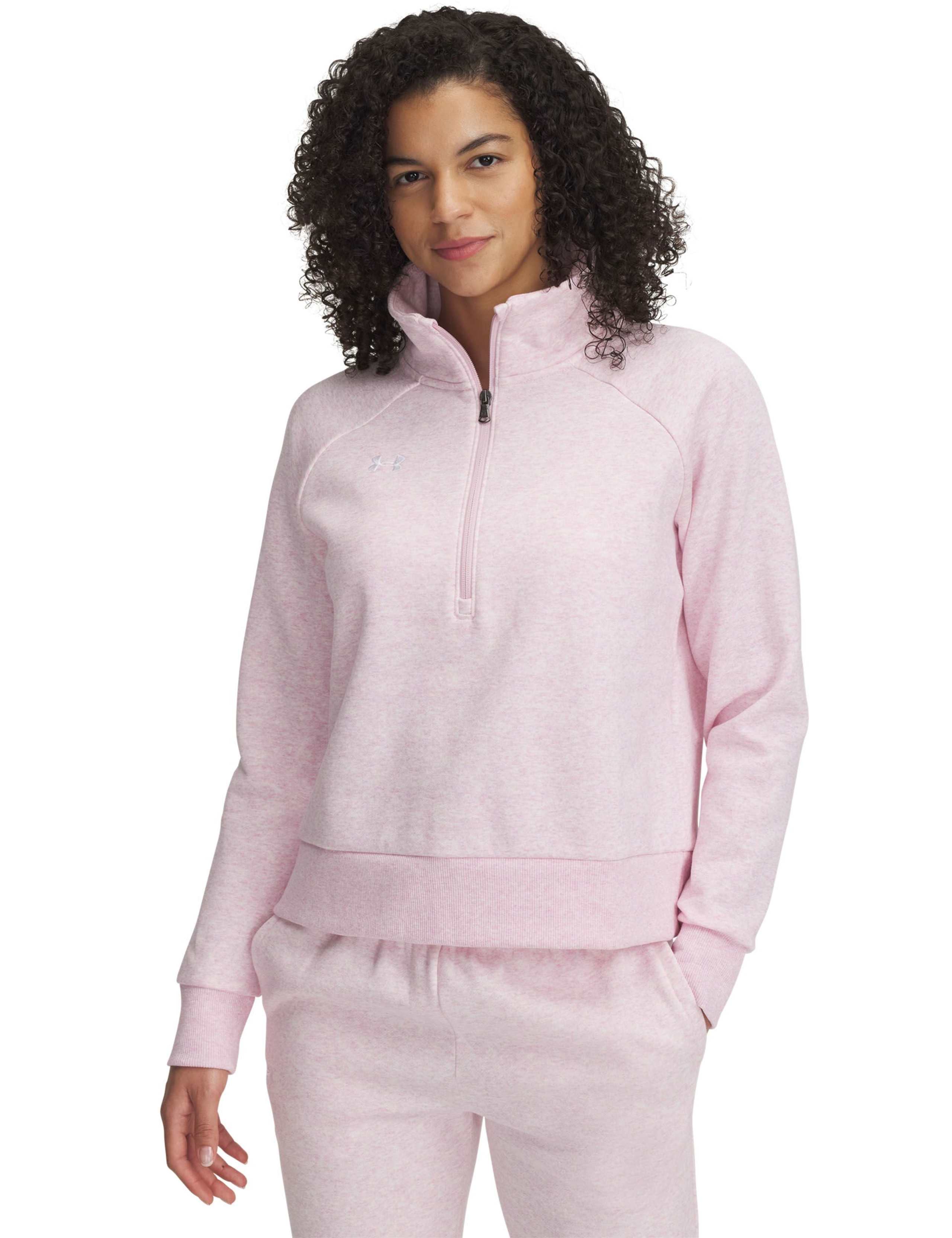 Rival Cotton Rich Fleece Half Zip Sweatshirt