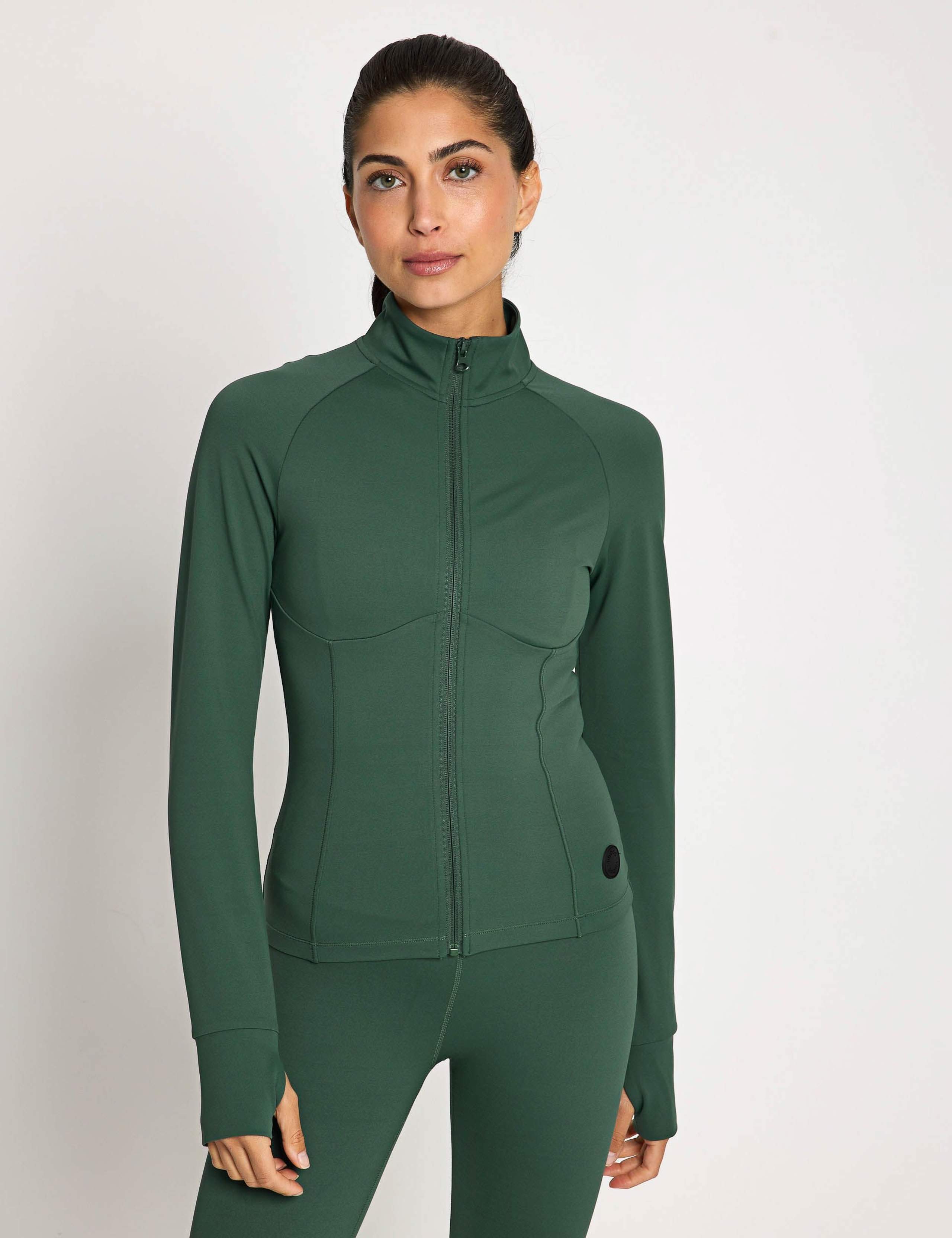 ZURI Contoured Zip Up Top