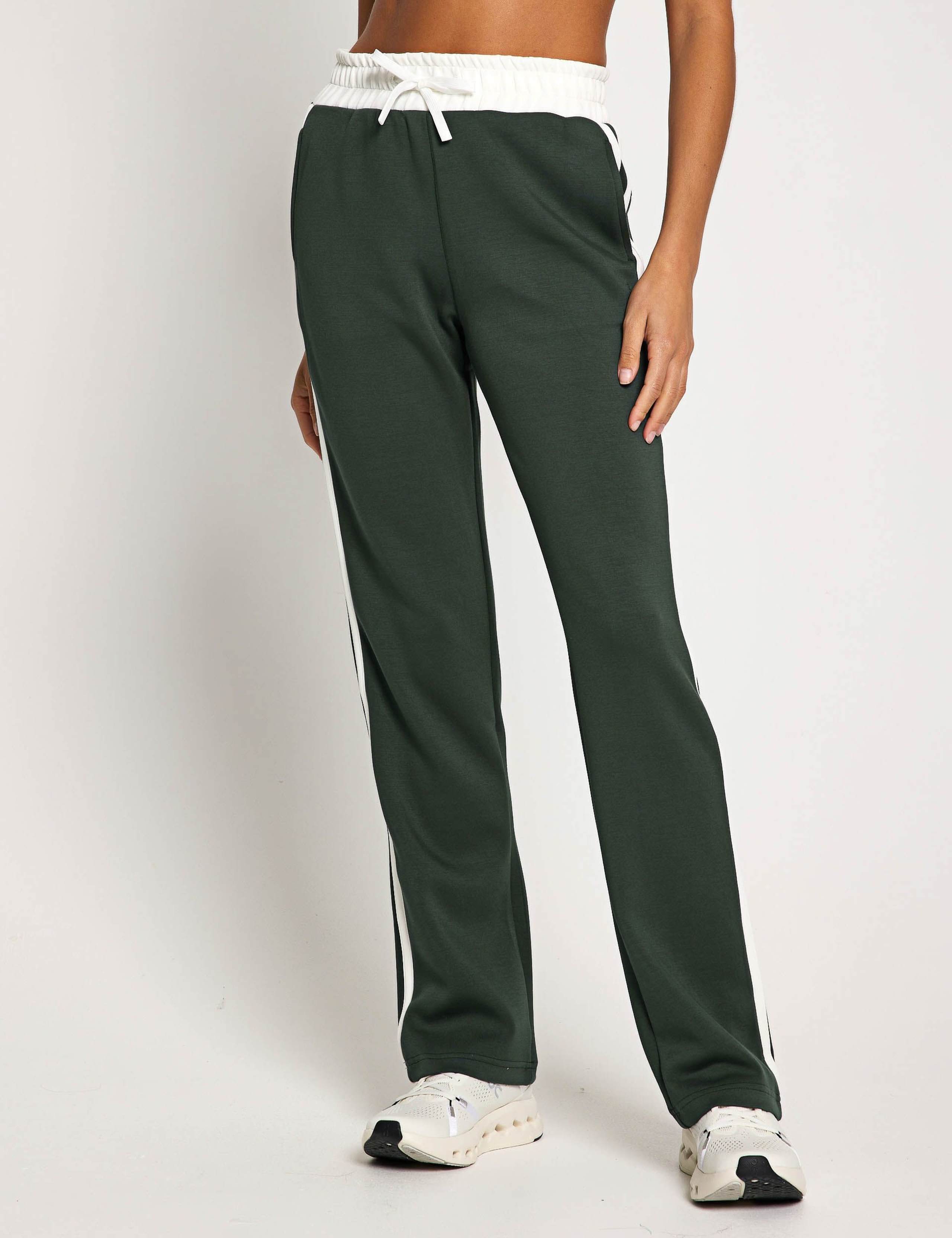 Nikki Side Stripe Wide Leg Joggers