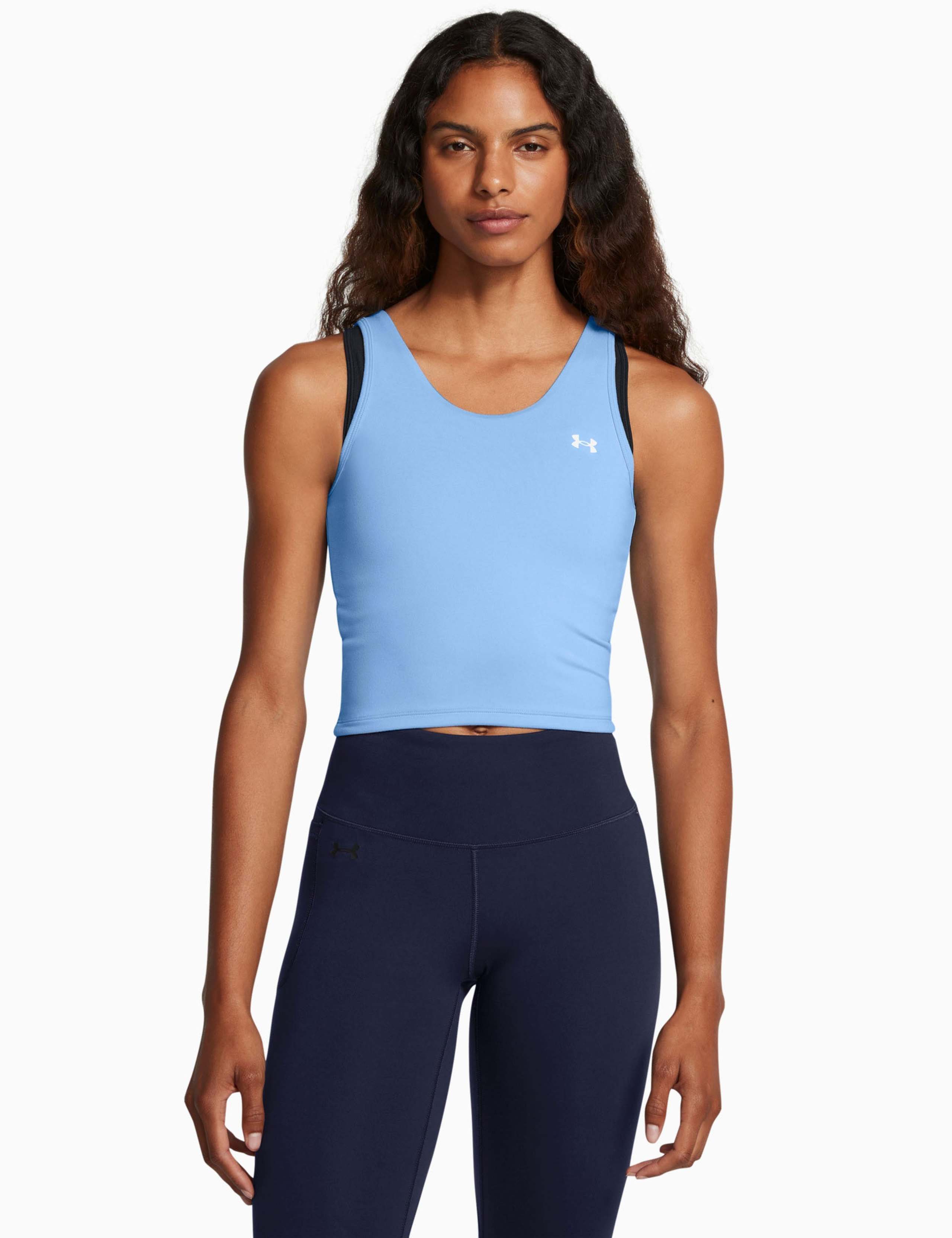 Motion Scoop Neck Scoop Back Crop Vest Top