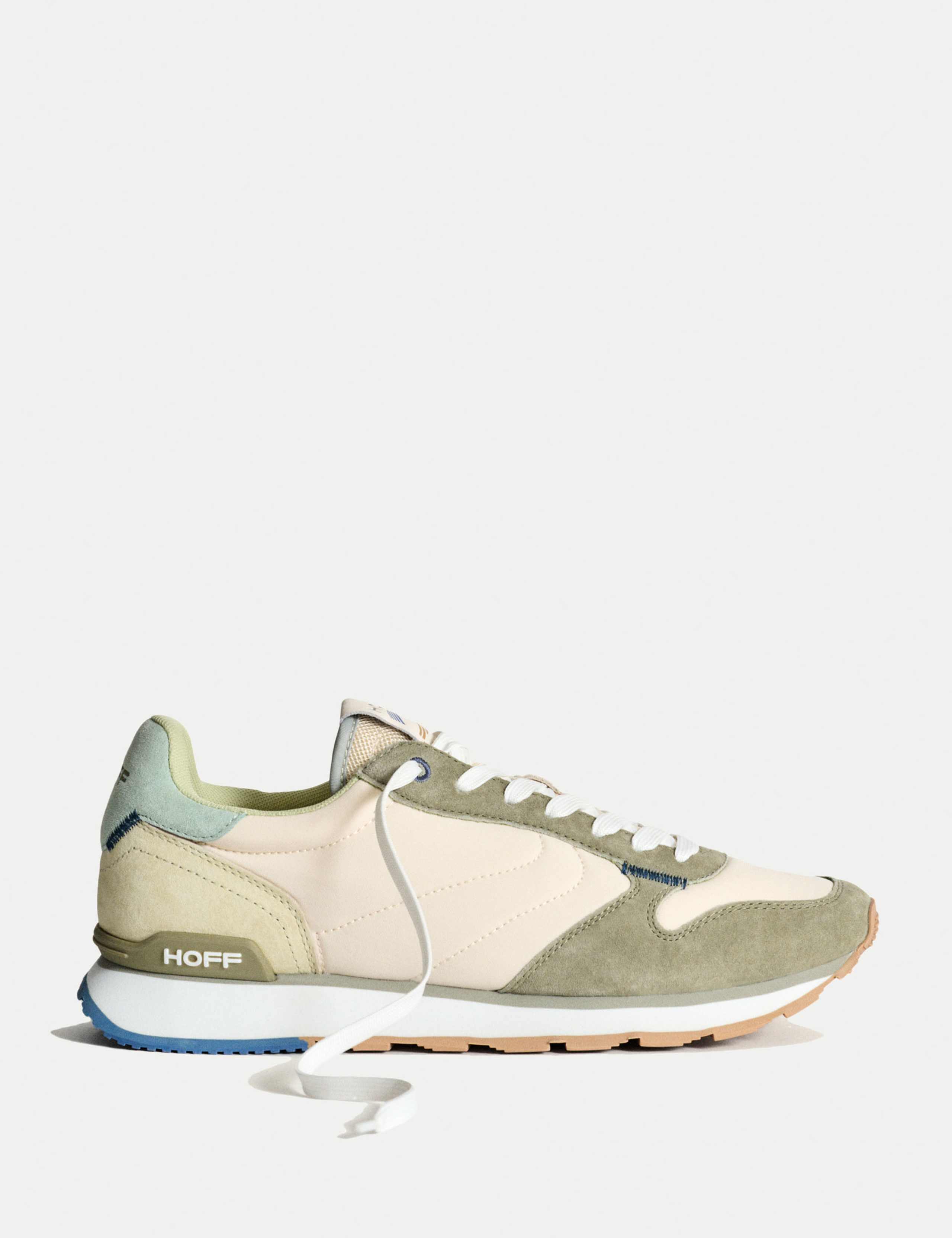 Leather Lace Up Trainers