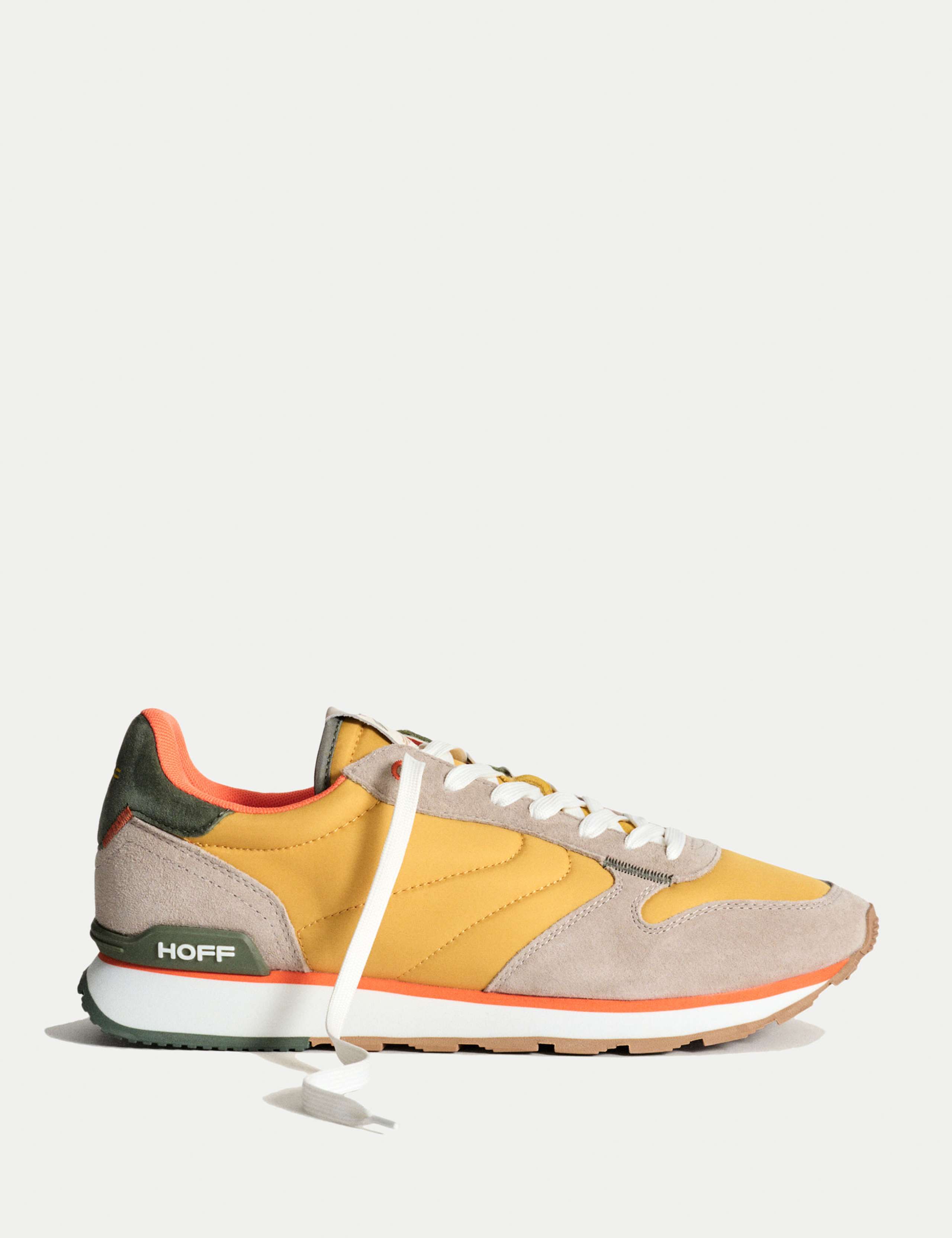 Leather Lace Up Trainers