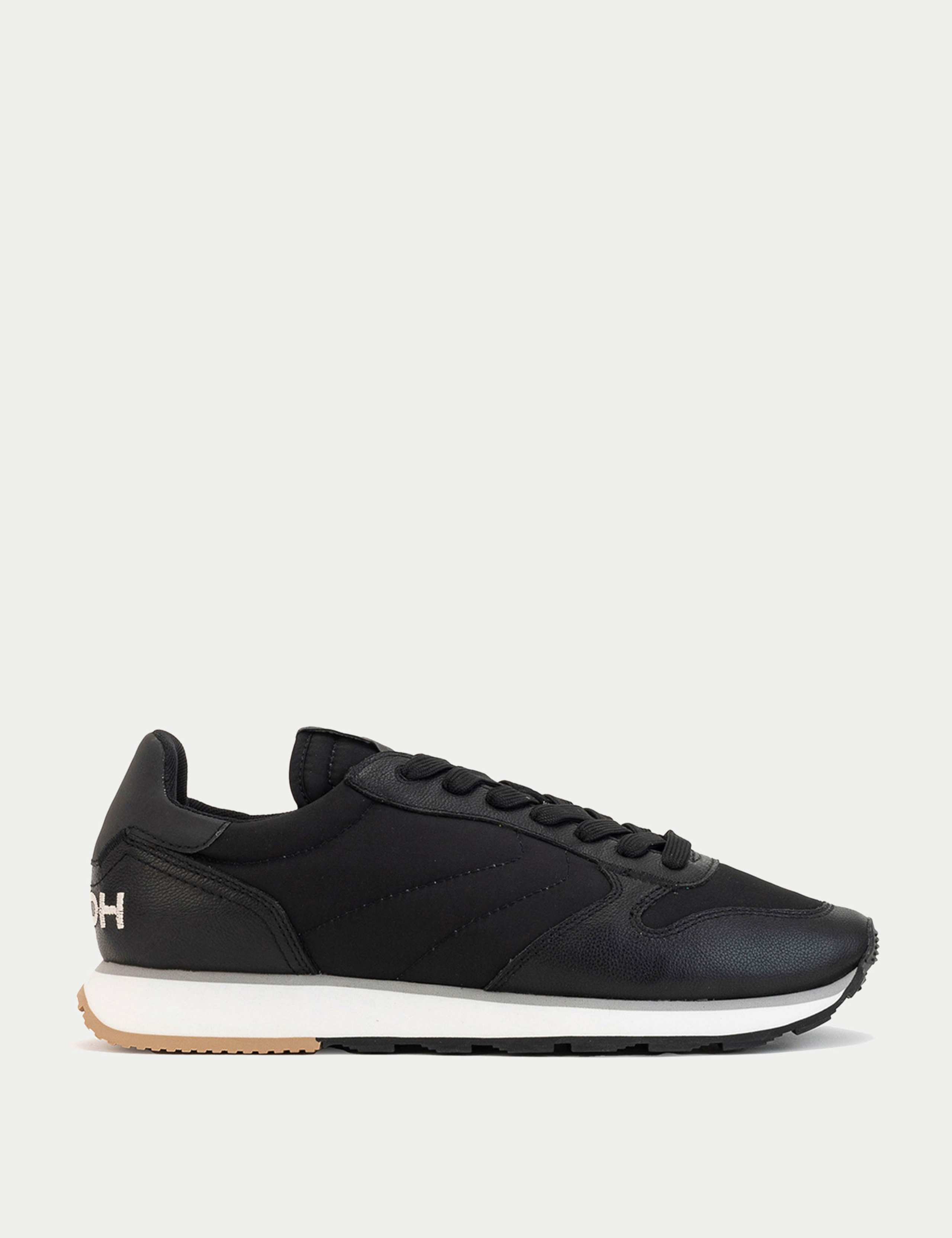 Leather Lace Up Trainers