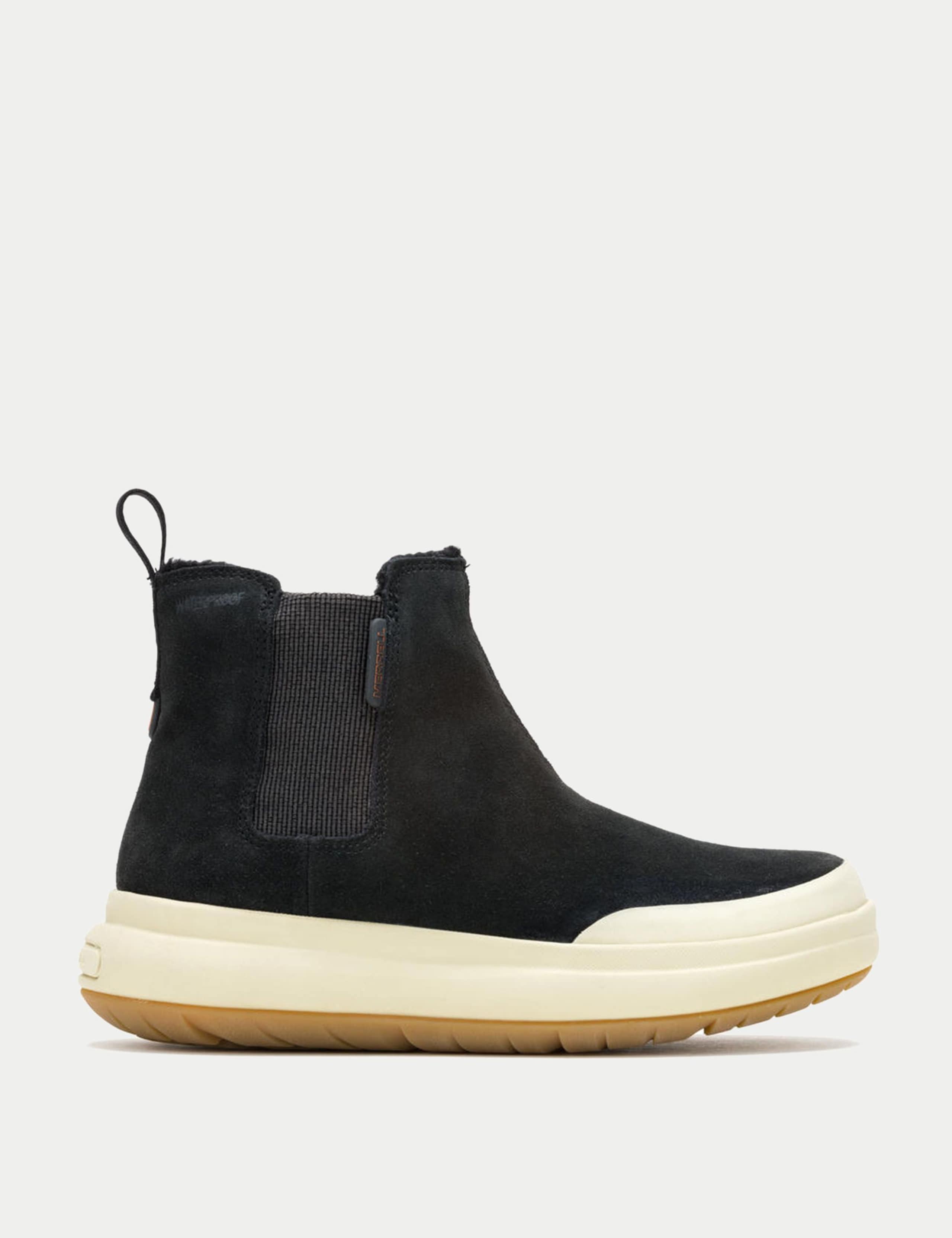 Marquette Suede Thermal Flat Ankle Boots