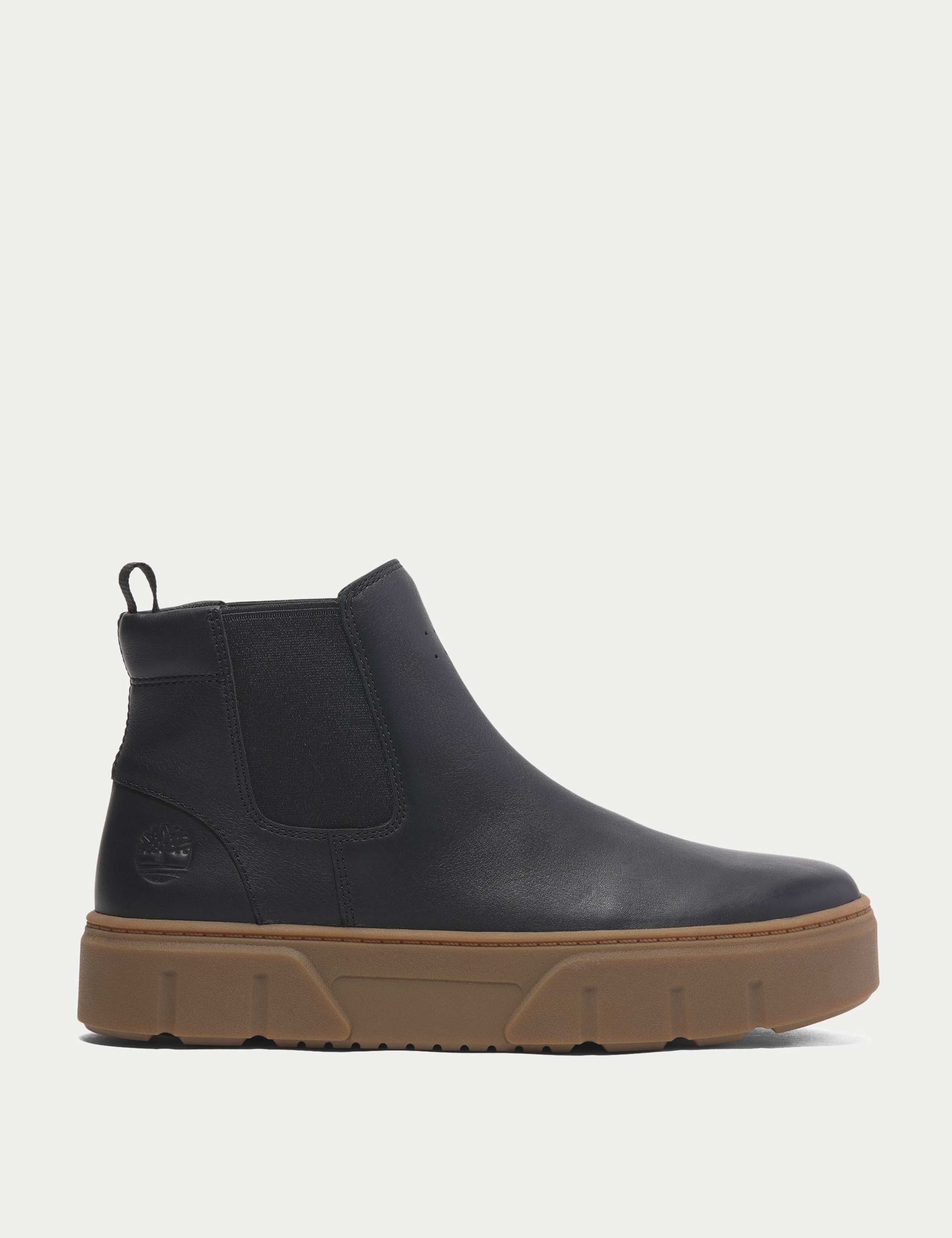 Laurel Leather Flatform Ankle Boots