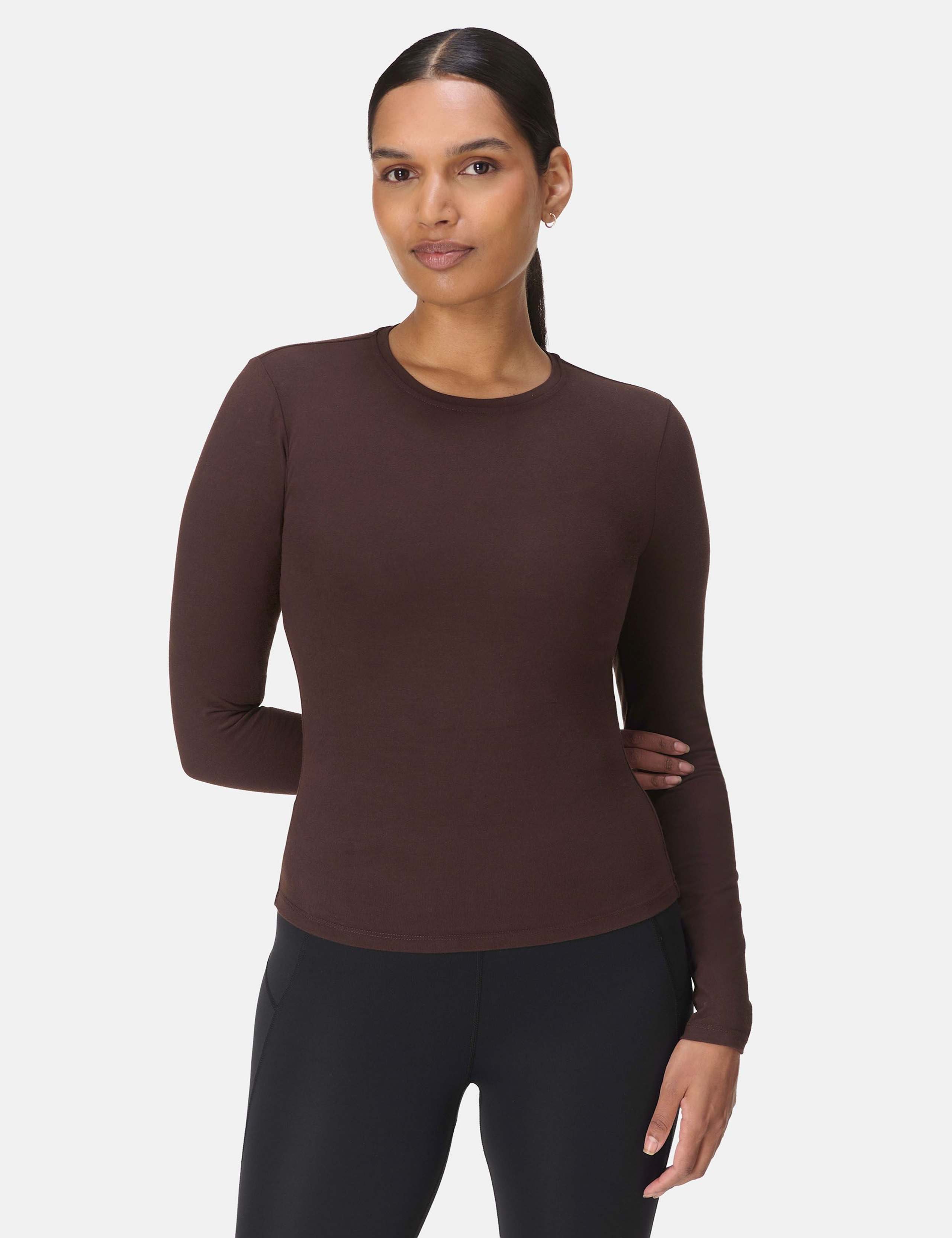 Essential Sculpt Cotton Rich Crew Neck Top