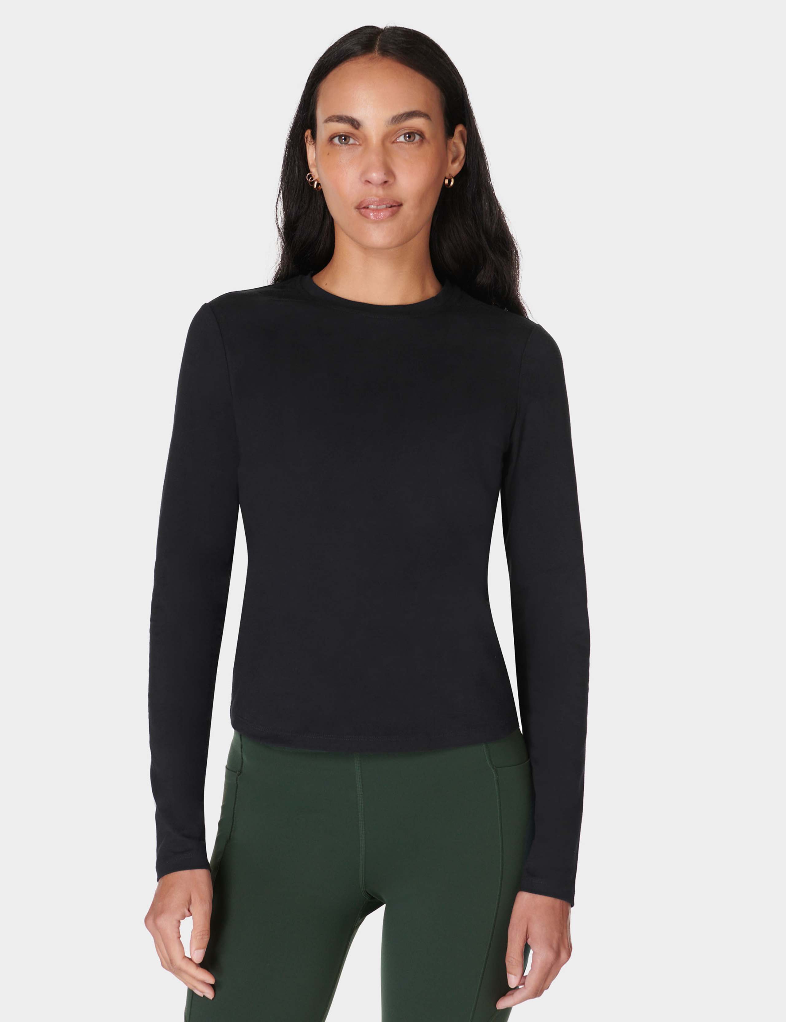 Essential Sculpt Cotton Rich Crew Neck Top