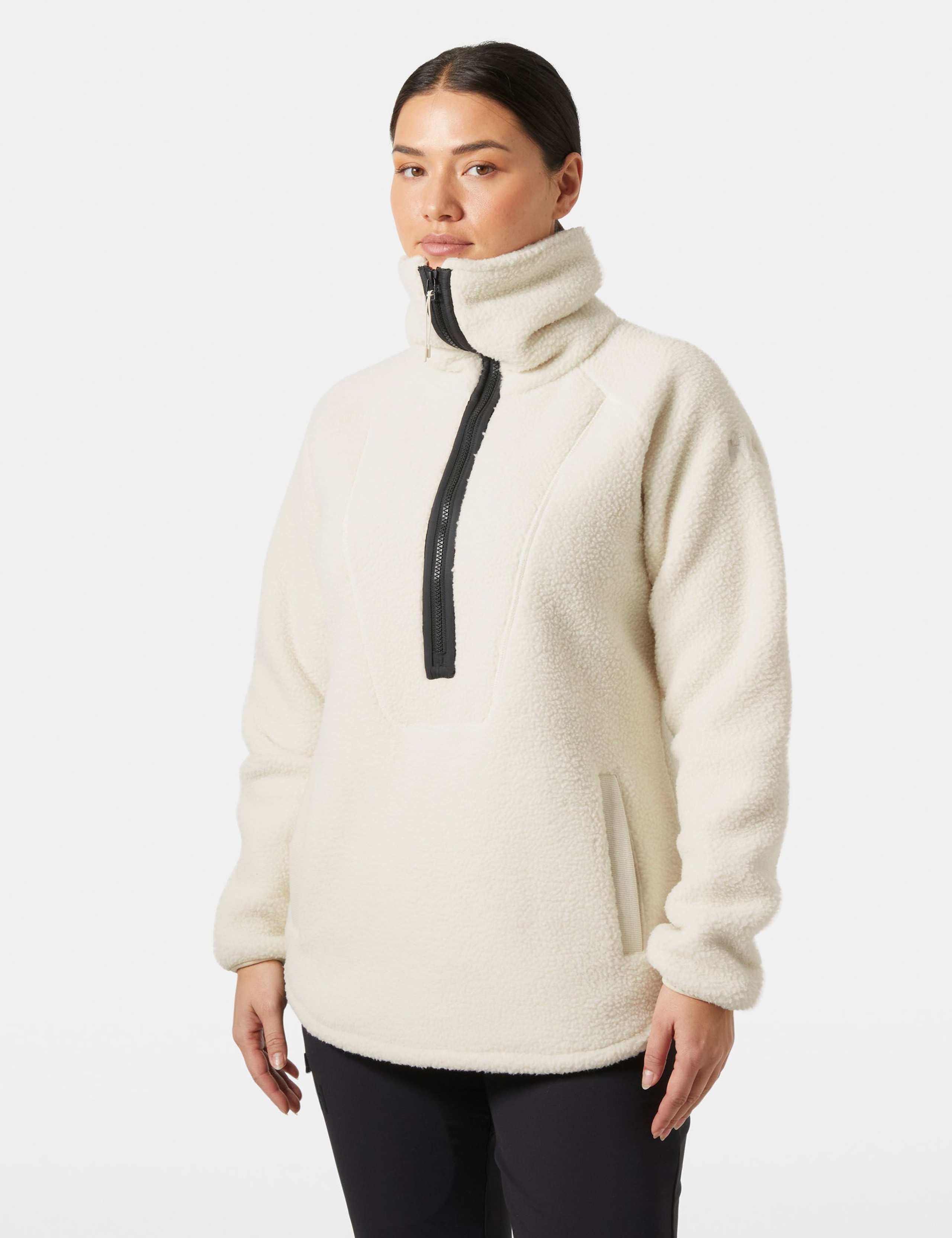 Bliss Houndstooth Half Zip Fleece Sweatshirt