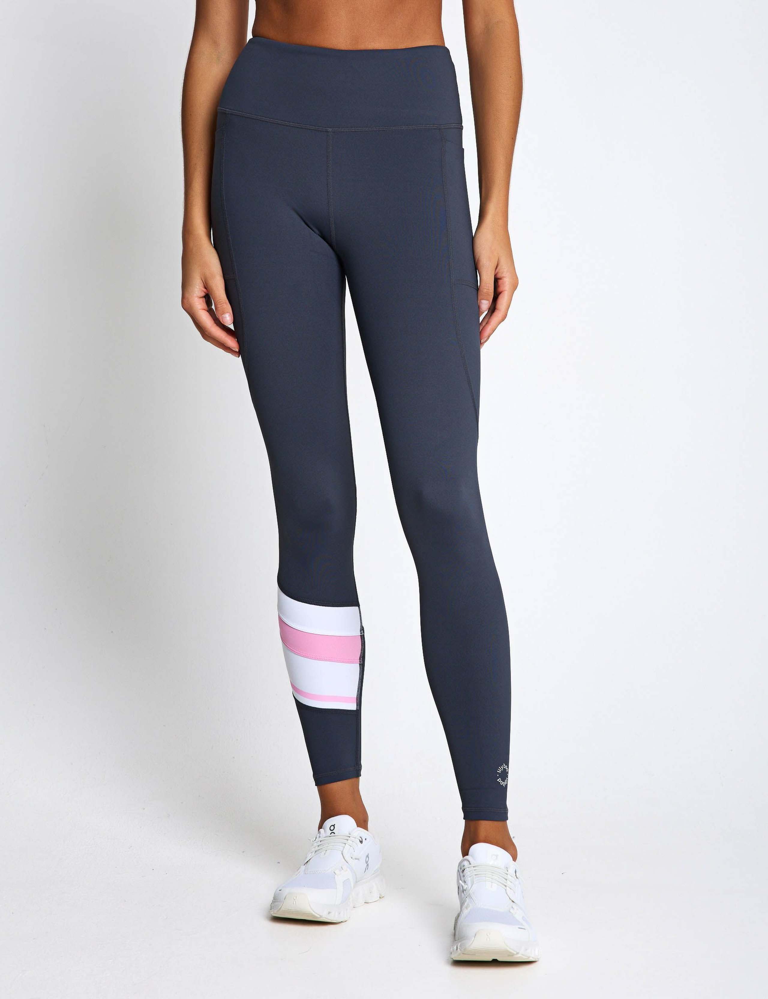 No Limit Striped High Waisted Leggings
