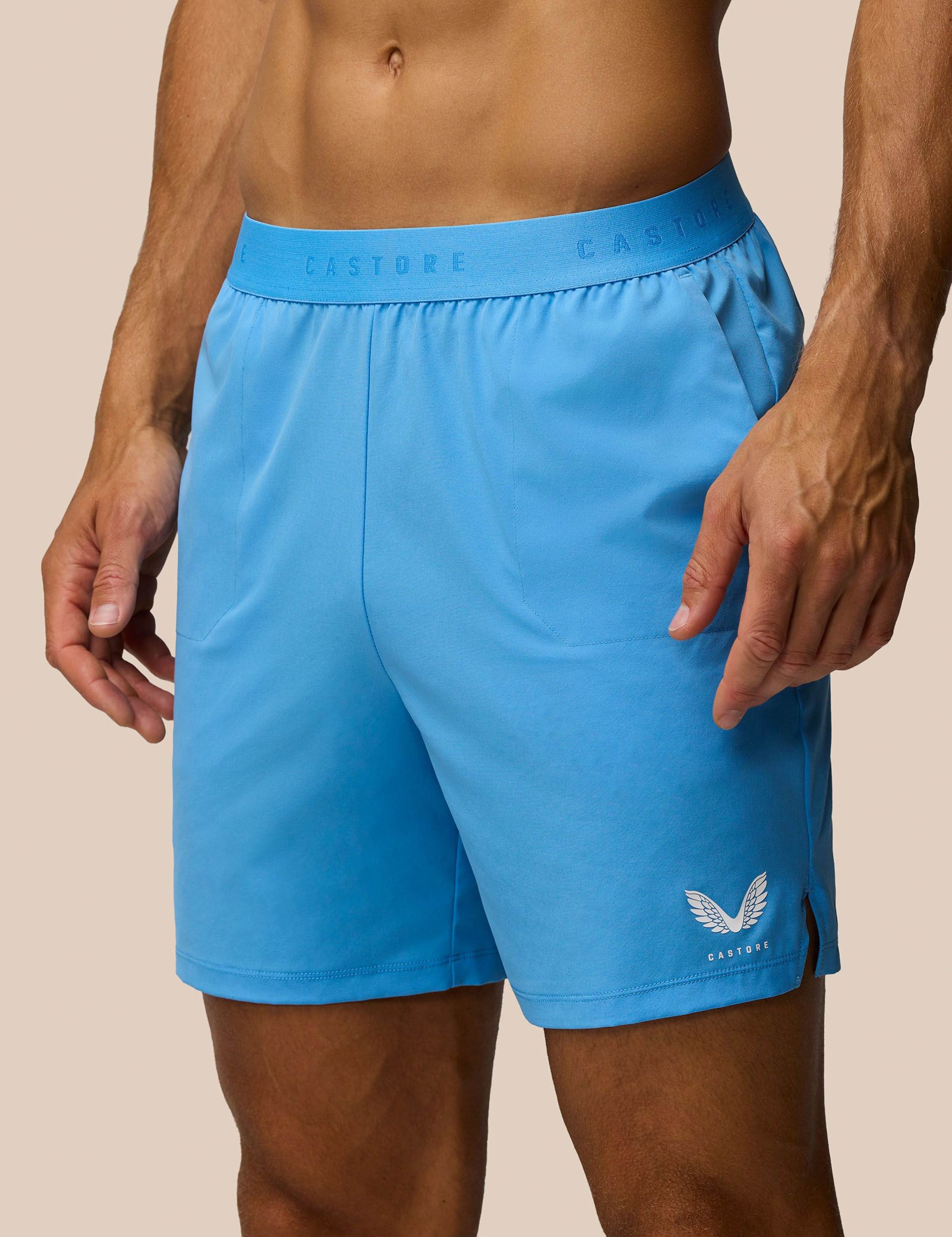 Branded Elastic 7"  Gym Shorts