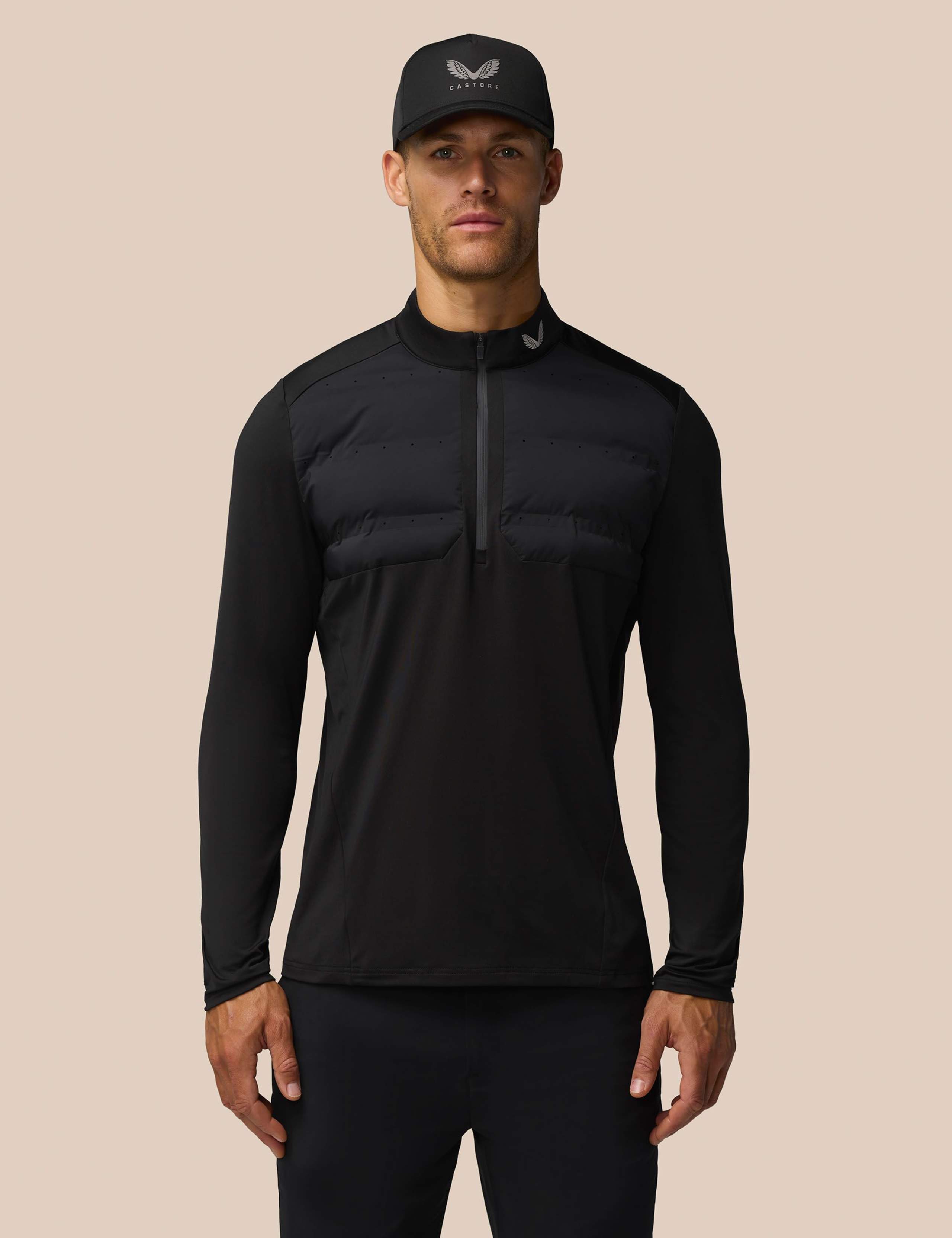 Hybrid Half Zip Long Sleeve Top