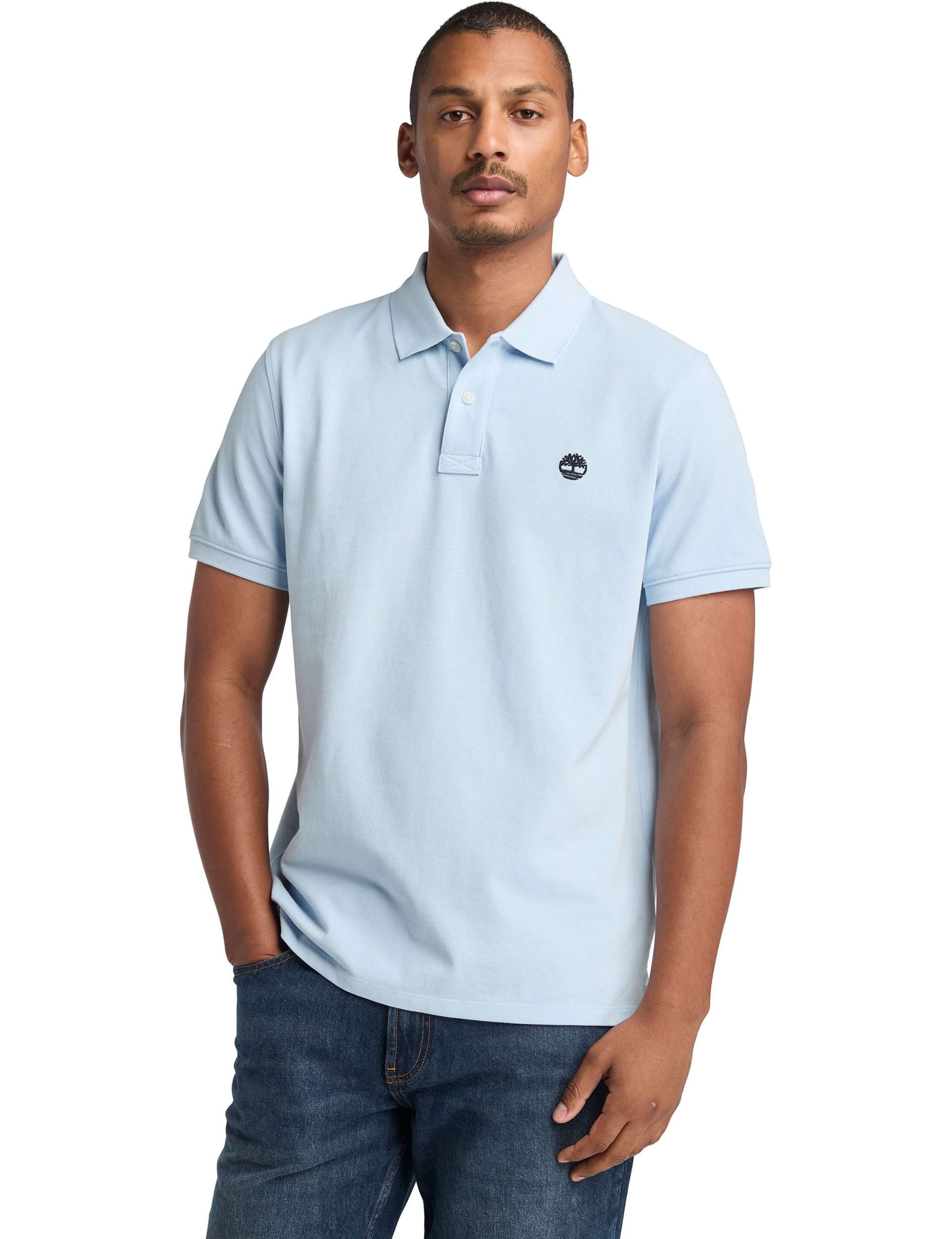 Pure Cotton Pique Polo Shirt