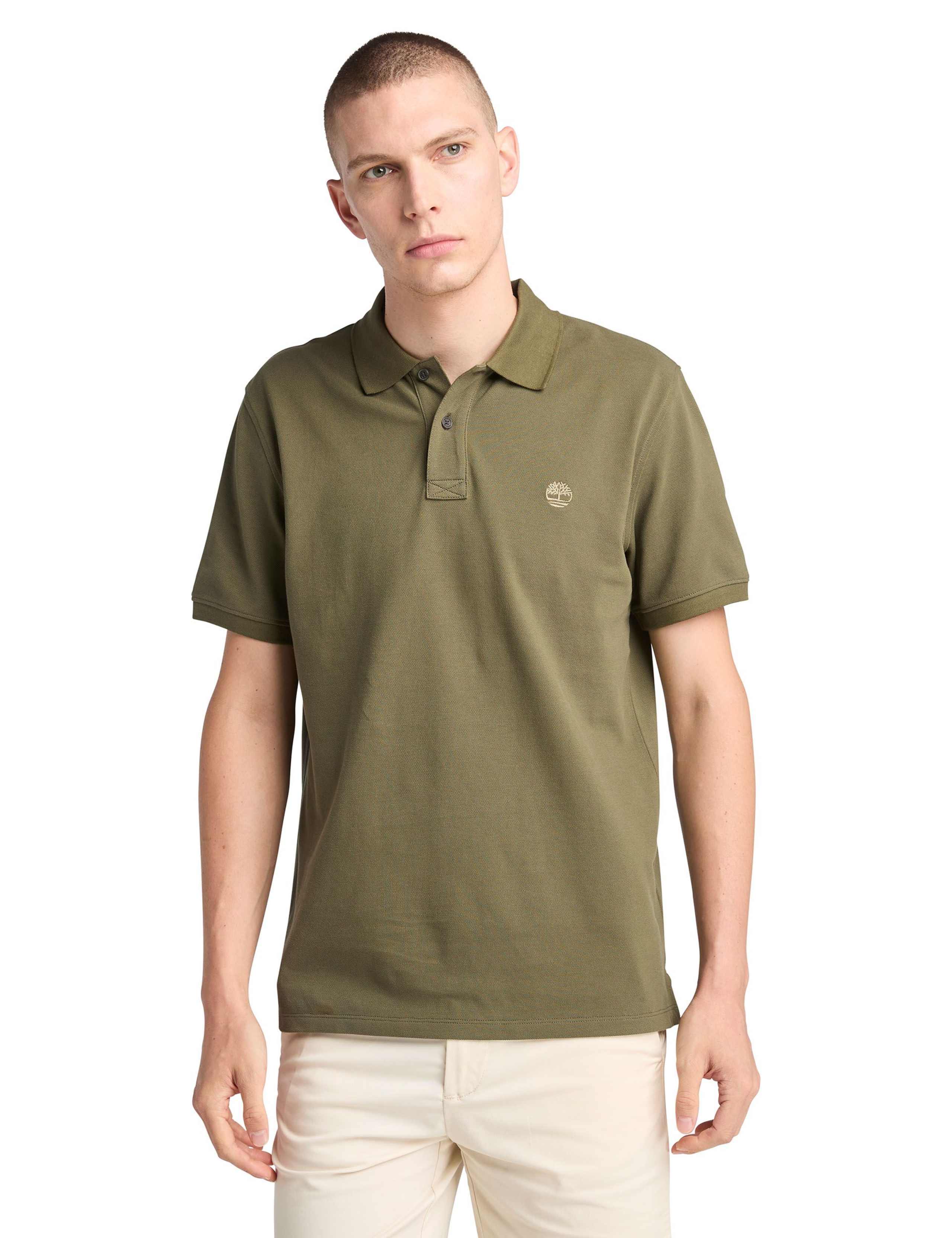 Pure Cotton Pique Polo Shirt