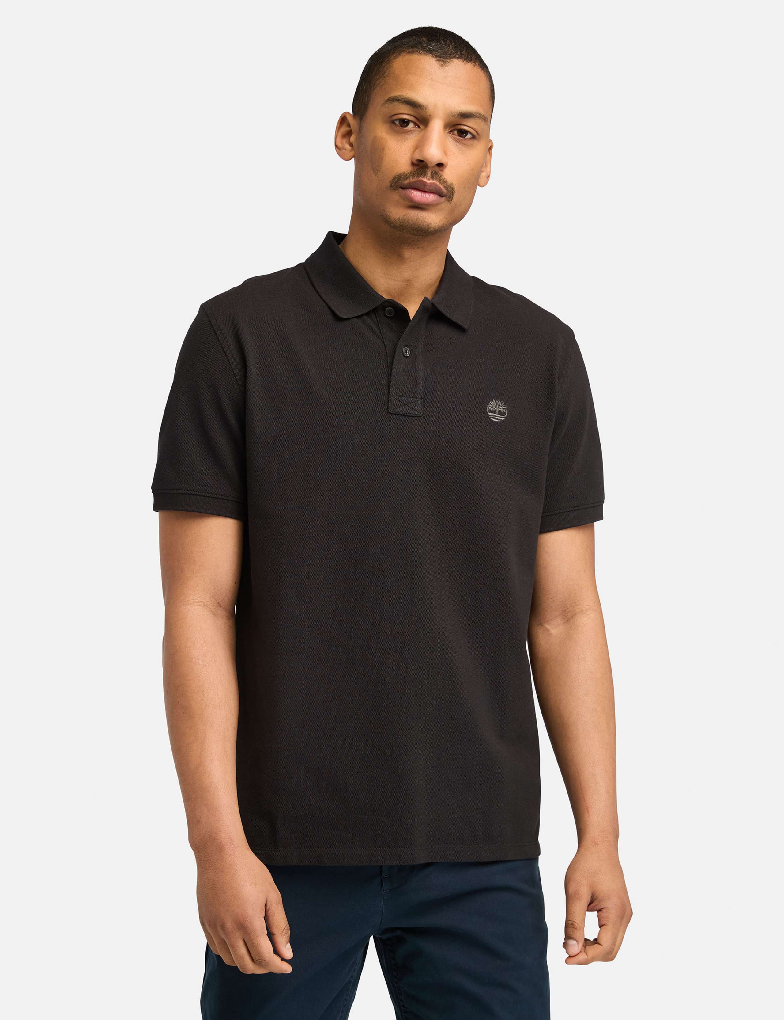 Pure Cotton Pique Polo Shirt