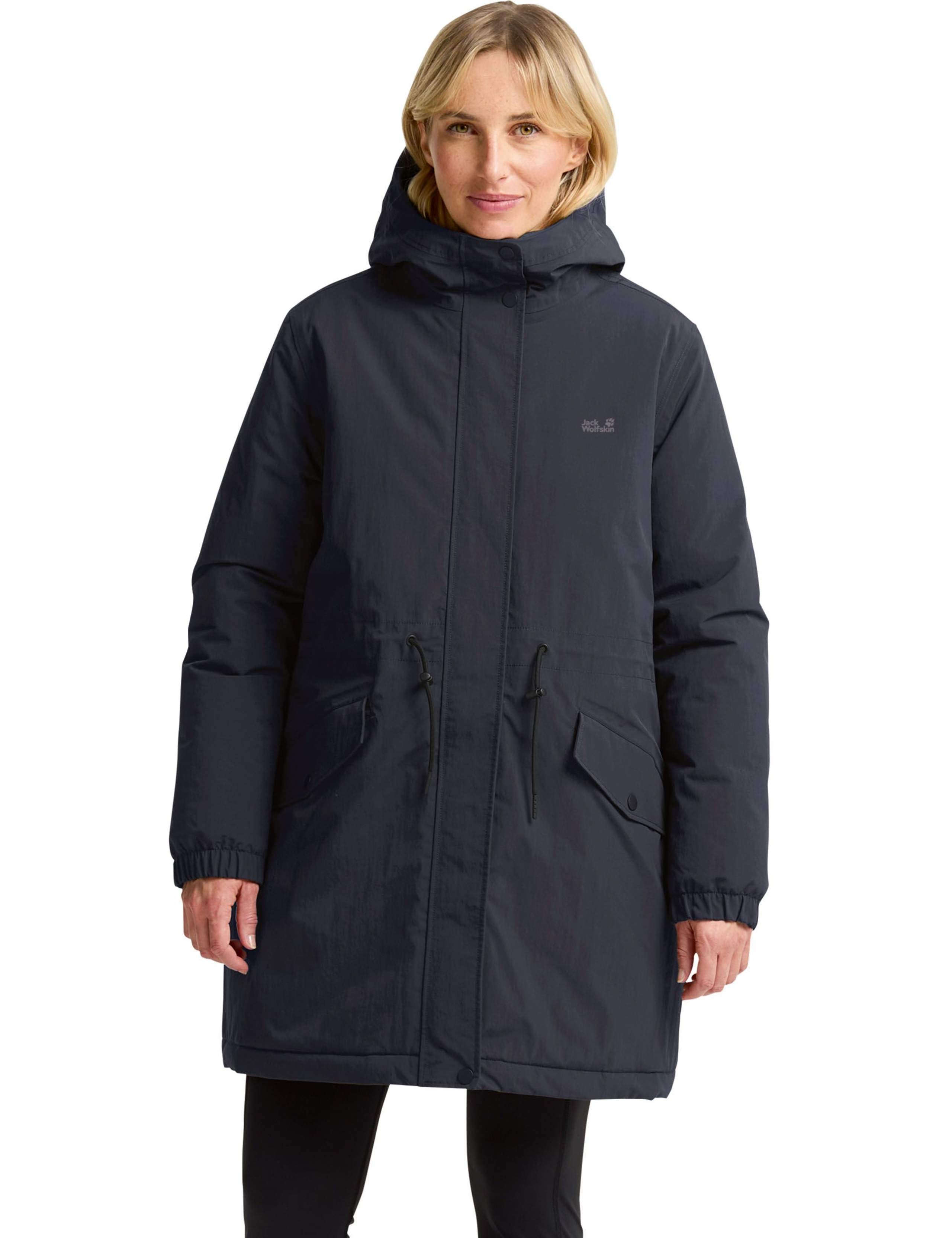 Chilly Frost Hooded Longline Parka Coat