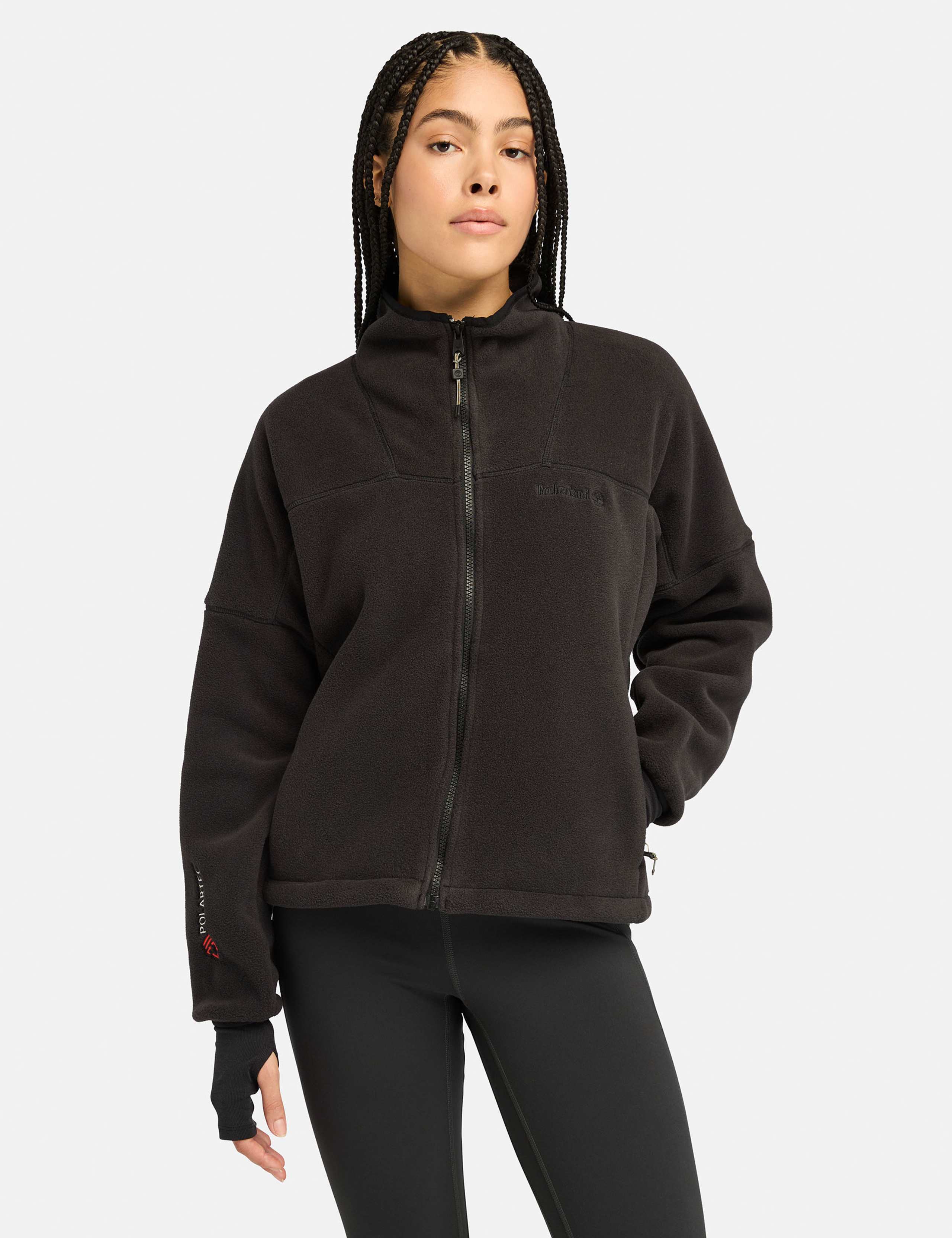 Funnel Neck Fleece Jacket