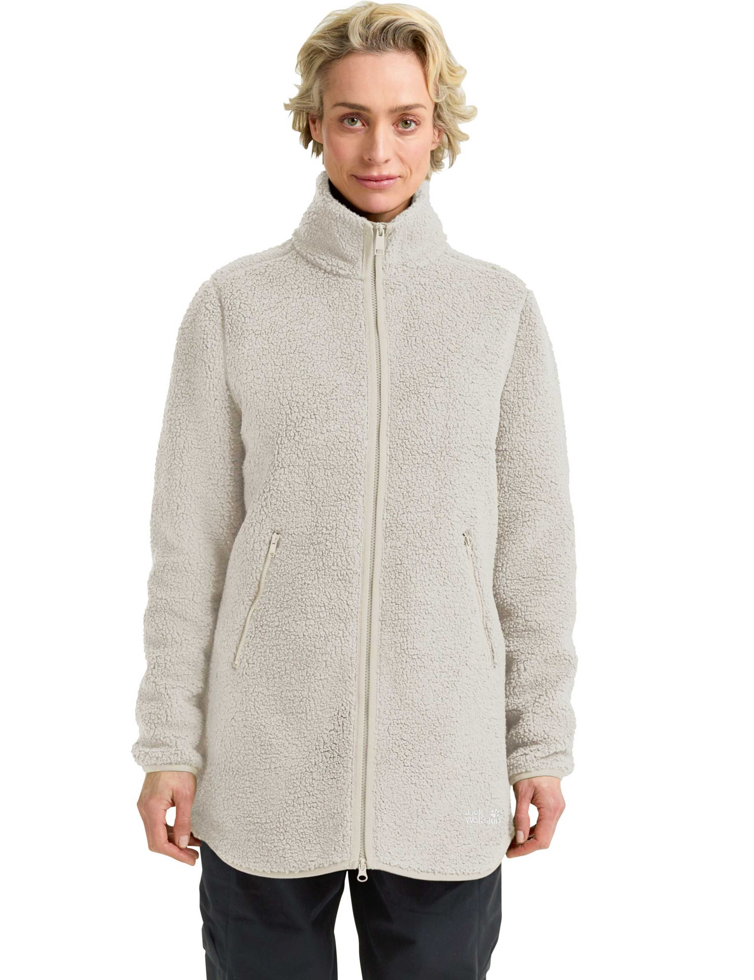 High Curl Relaxed Longline Coat