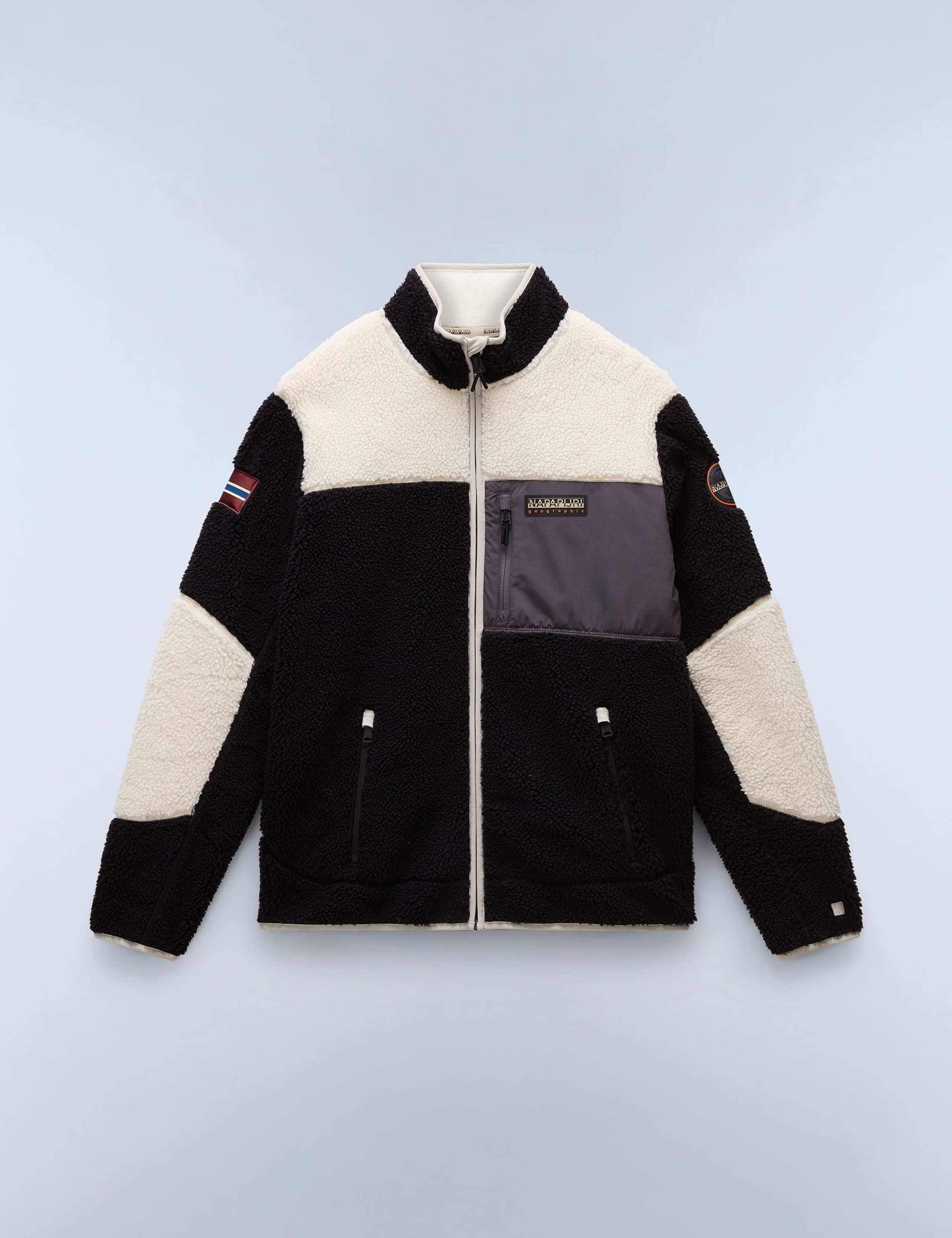 Yupik Zip Up Funnel Neck Fleece Jacket